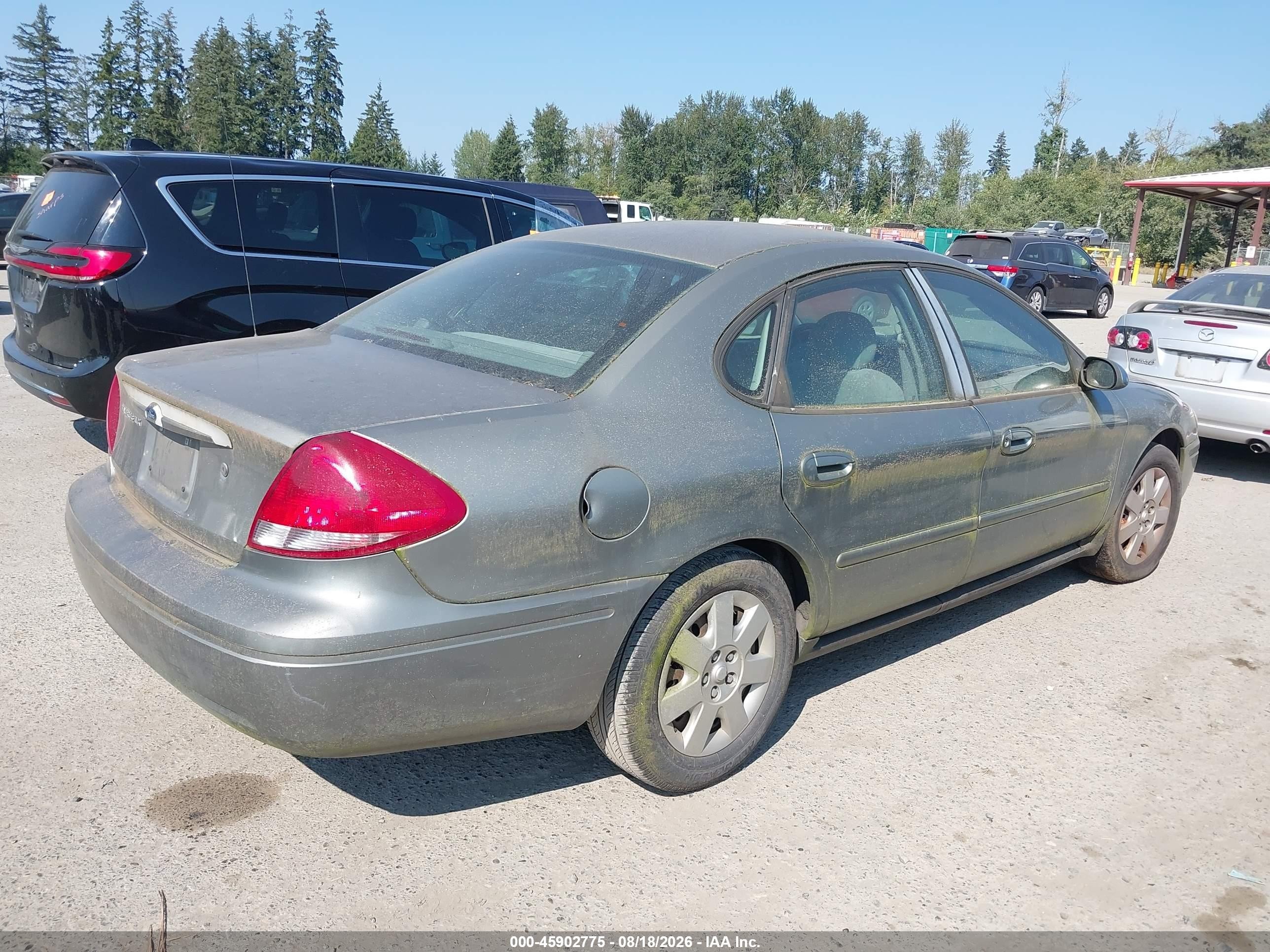 2004 Ford Taurus Lx Gray vin: 1FAFP52U54A111247