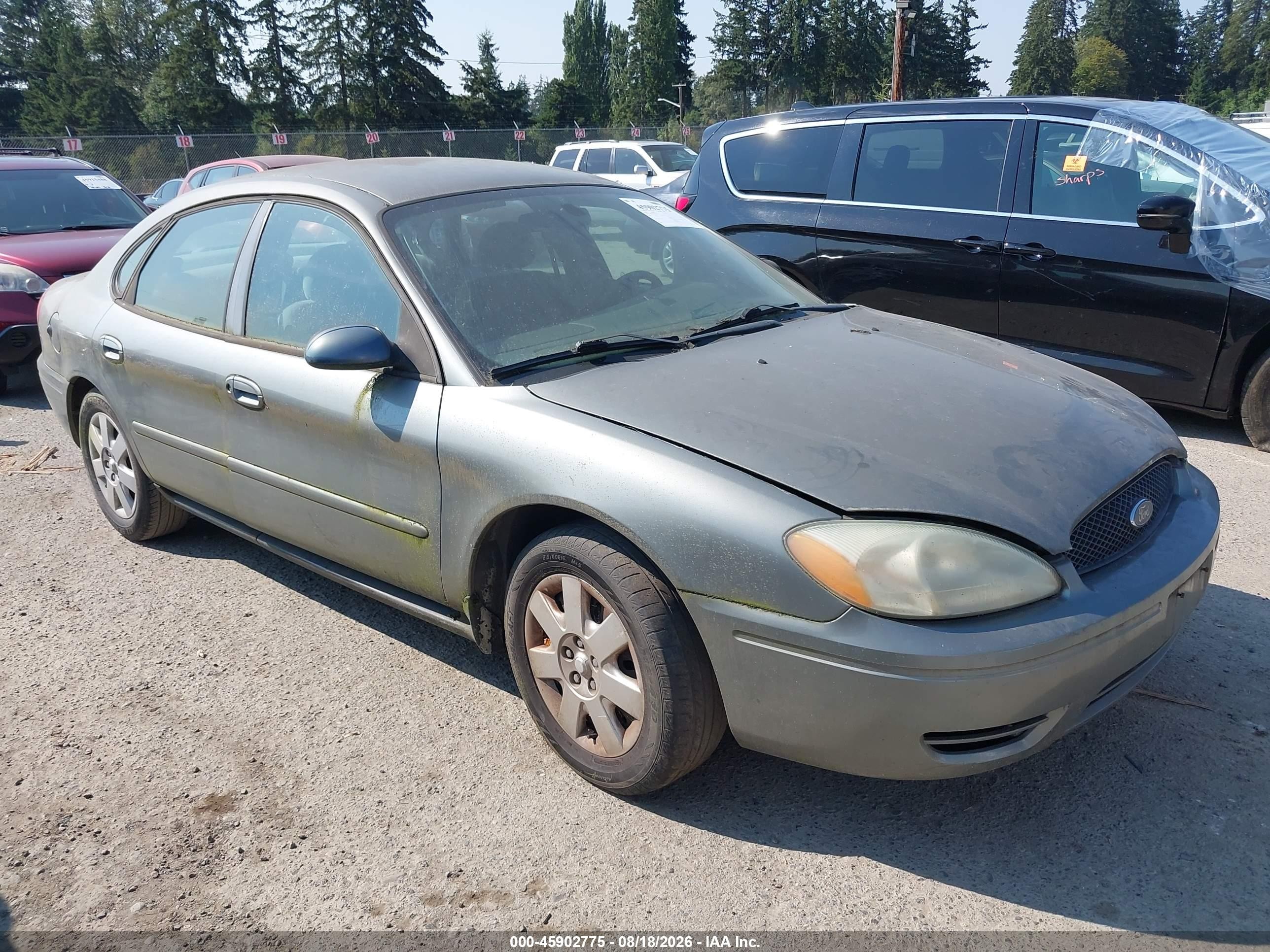 2004 Ford Taurus Lx Gray vin: 1FAFP52U54A111247