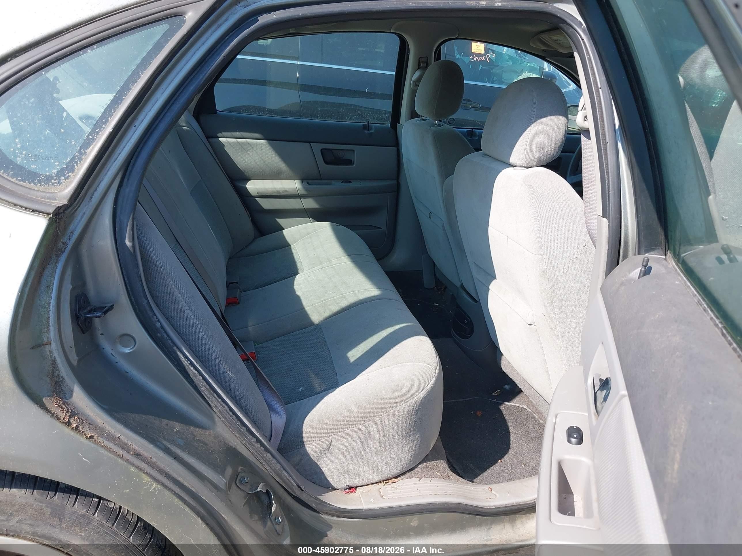 2004 Ford Taurus Lx Gray vin: 1FAFP52U54A111247
