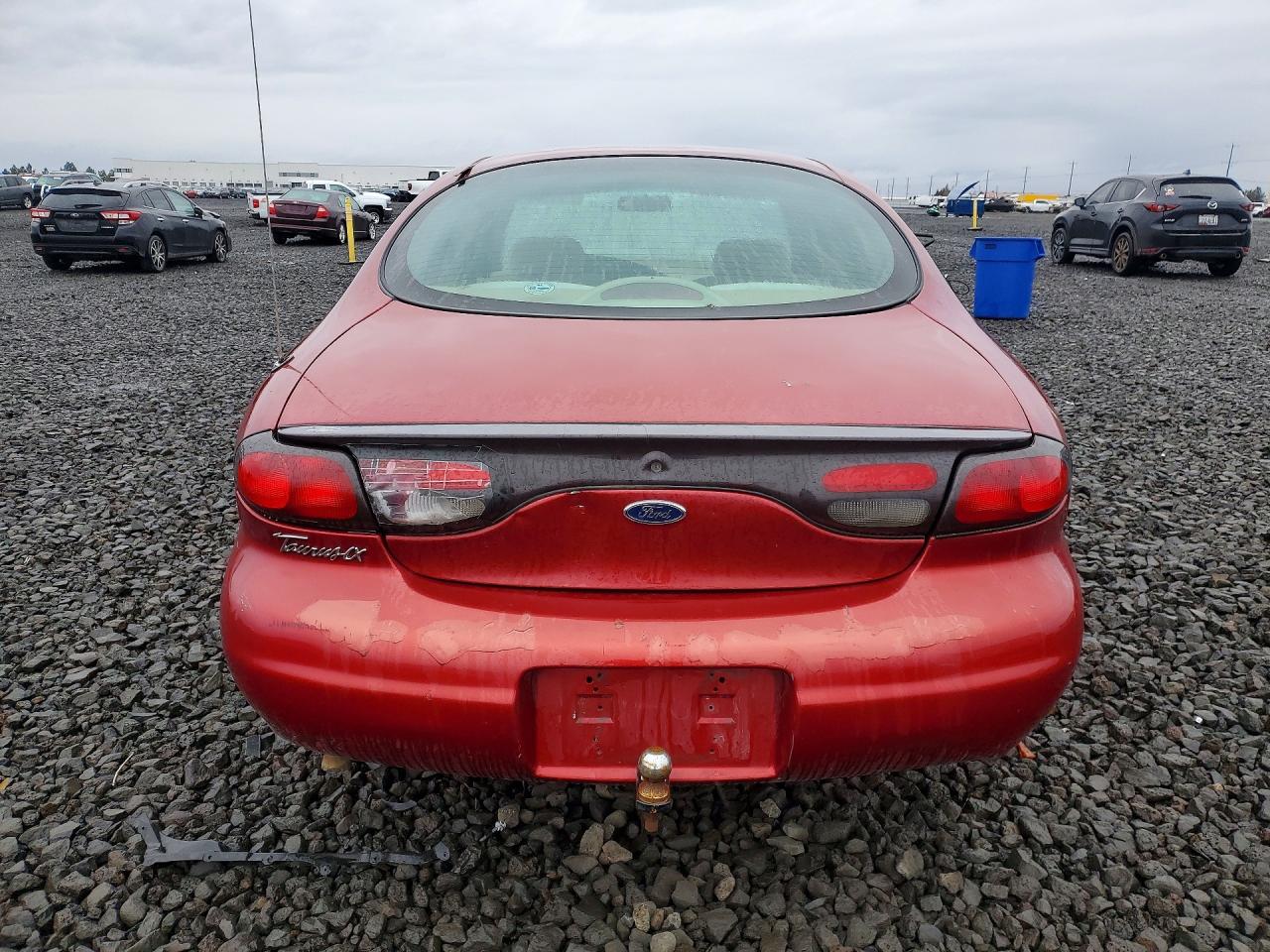 1998 Ford Taurus Lx Red vin: 1FAFP52U5WG100118