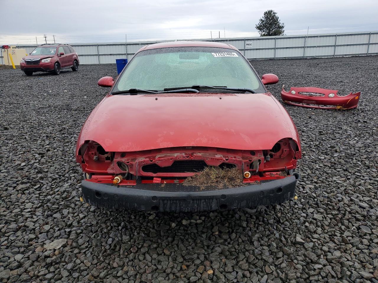1998 Ford Taurus Lx Red vin: 1FAFP52U5WG100118