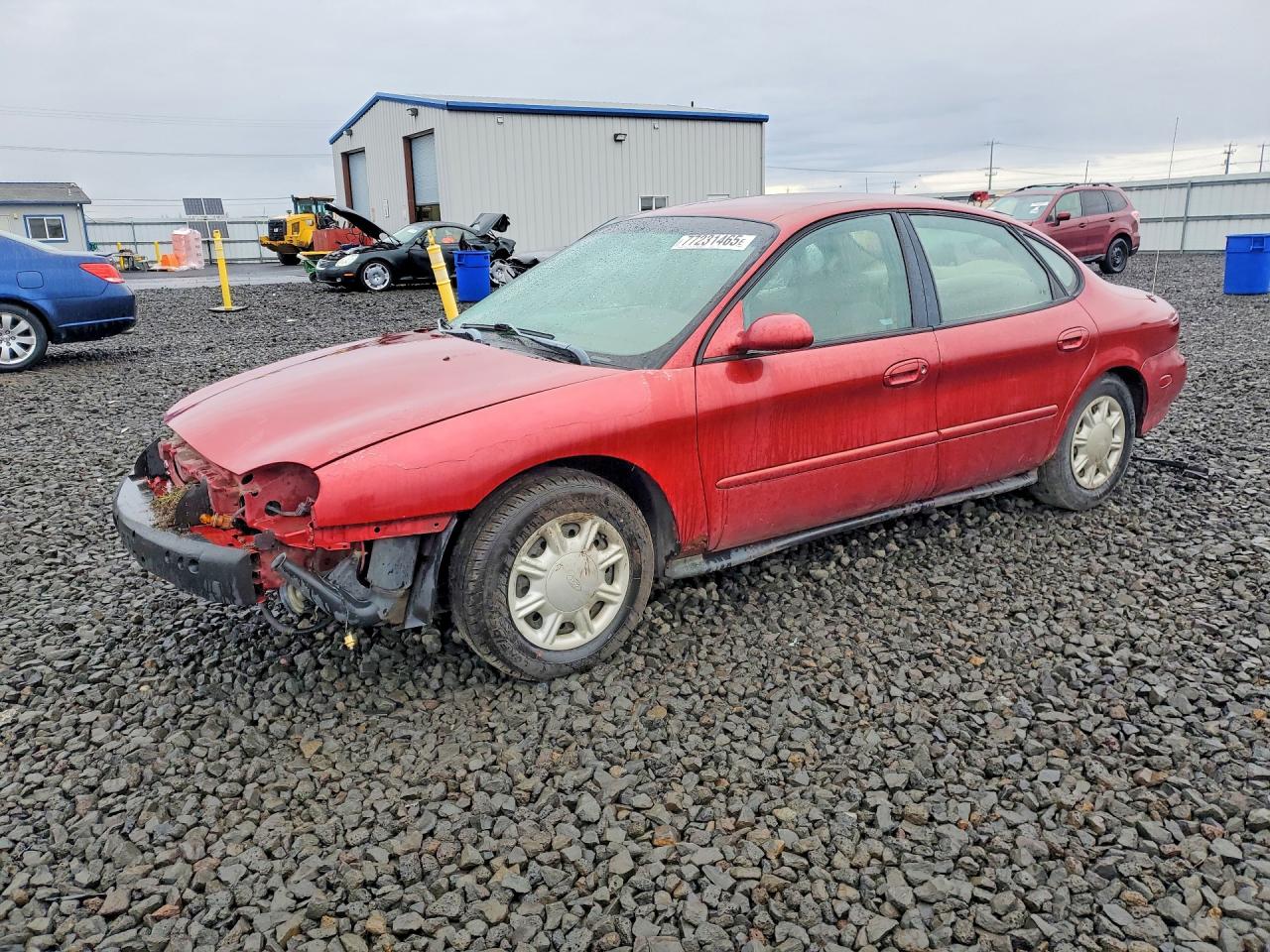 1998 Ford Taurus Lx Red vin: 1FAFP52U5WG100118