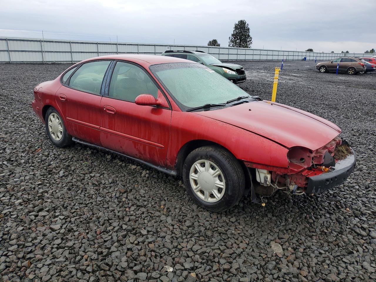 1998 Ford Taurus Lx Red vin: 1FAFP52U5WG100118