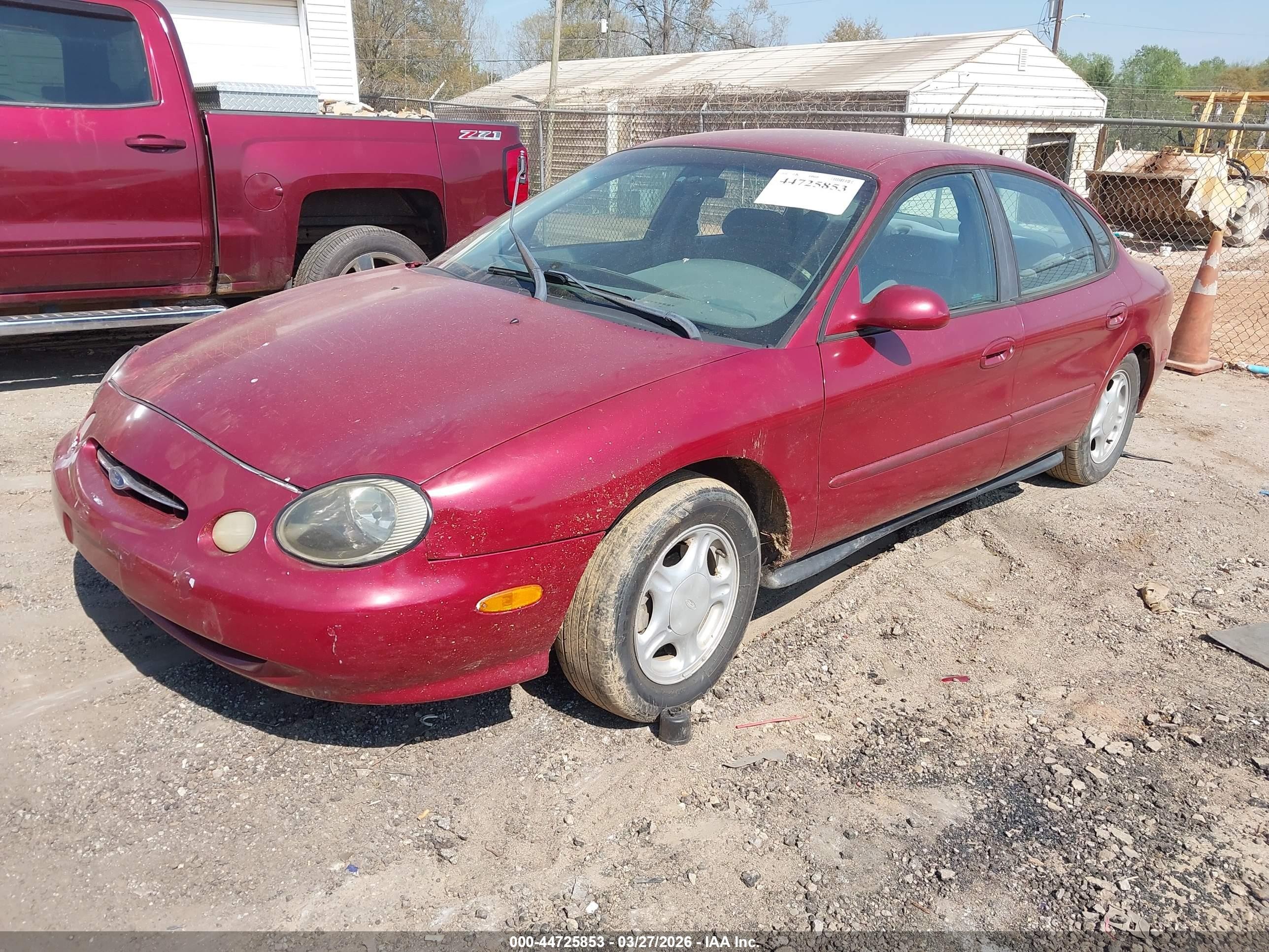 1998 Ford Taurus Lx/se Red vin: 1FAFP52U5WG200882