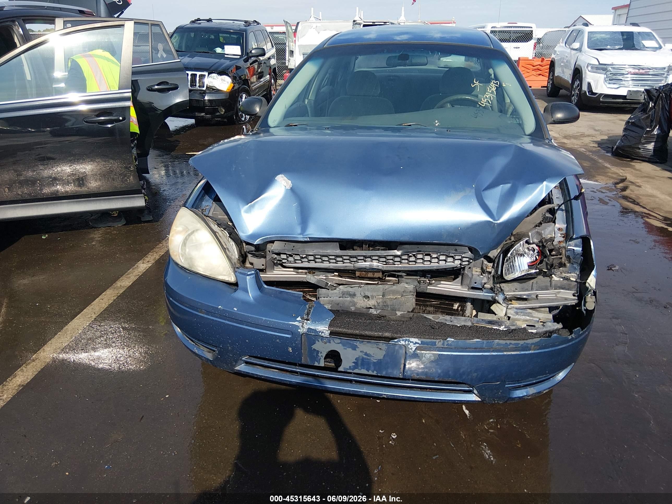 2004 Ford Taurus Lx Light Blue vin: 1FAFP52U64A140434