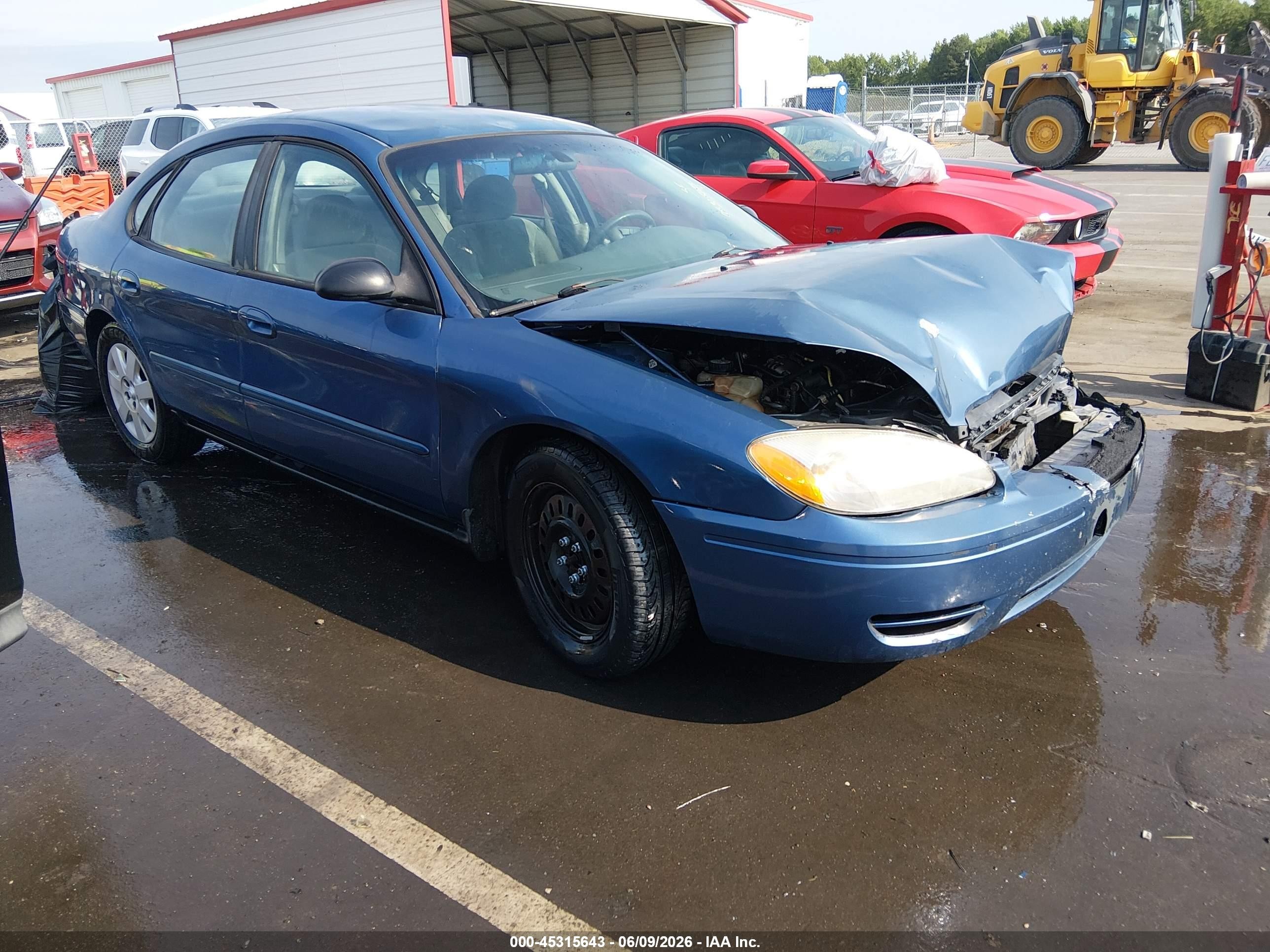 2004 Ford Taurus Lx Light Blue vin: 1FAFP52U64A140434