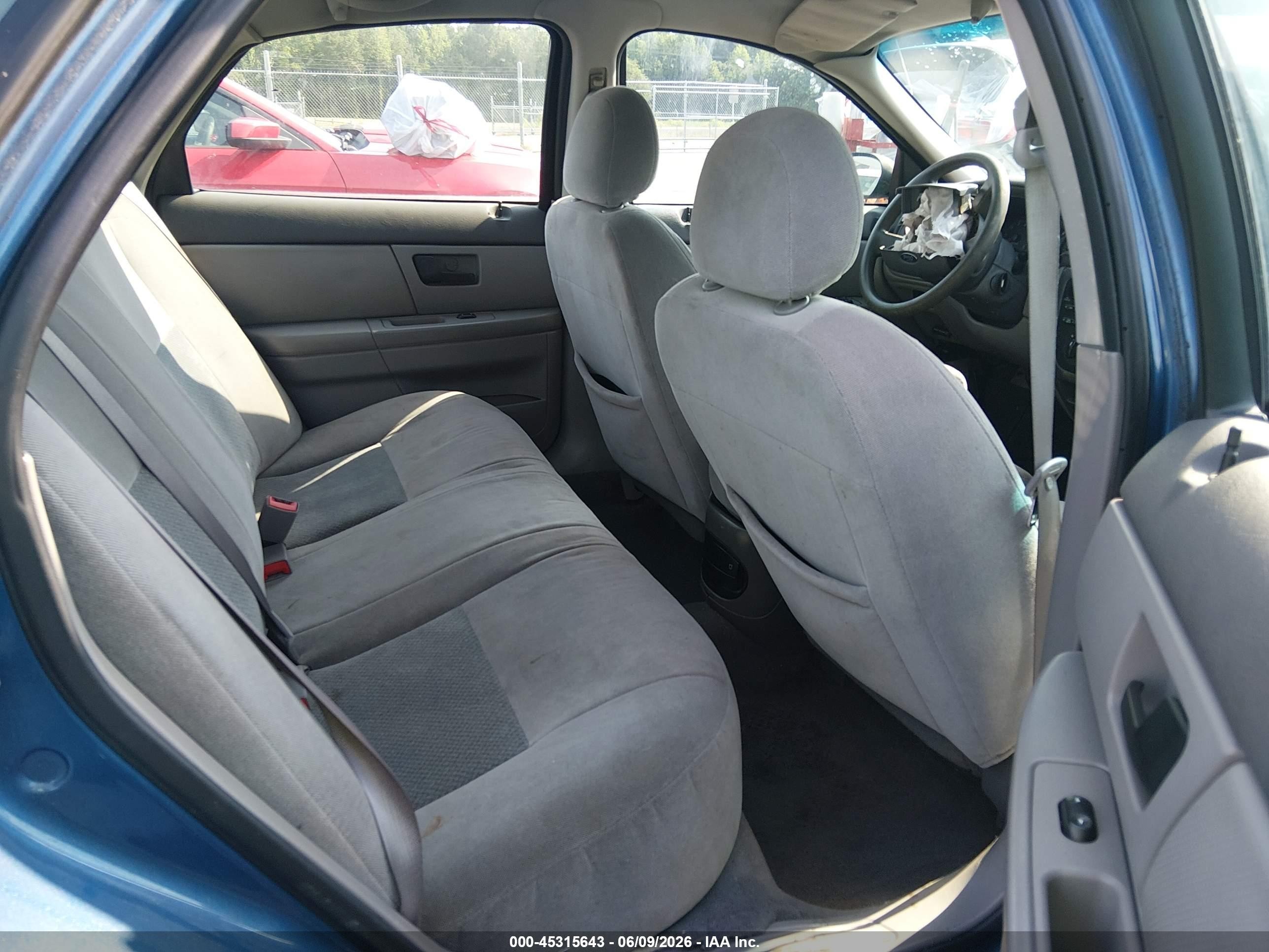 2004 Ford Taurus Lx Light Blue vin: 1FAFP52U64A140434