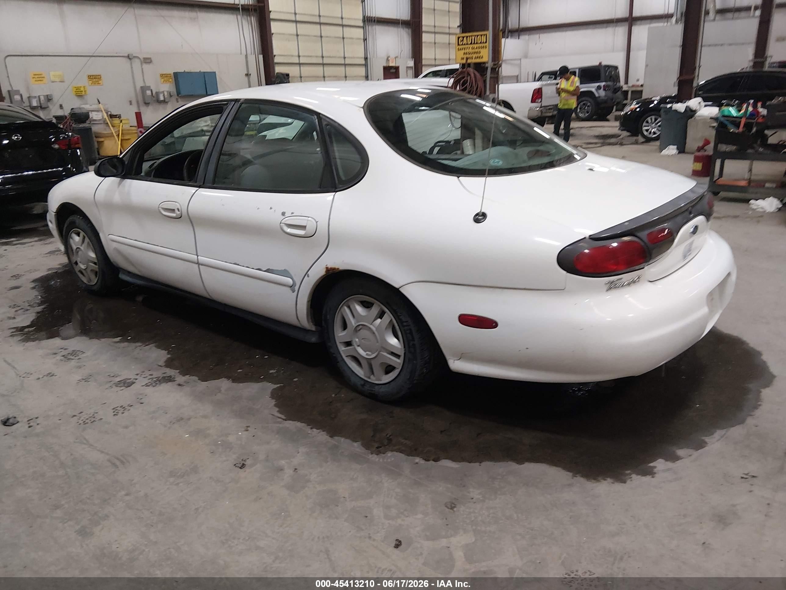 1999 Ford Taurus Lx White vin: 1FAFP52U6XG212640