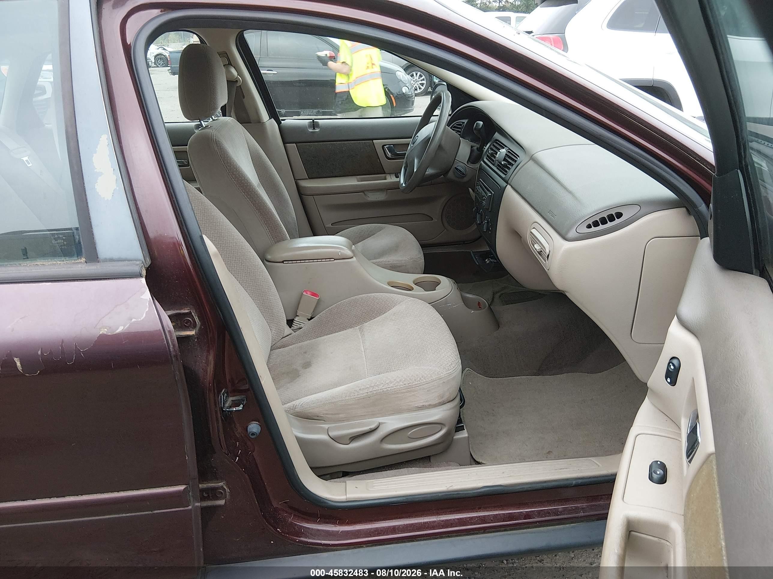 2001 Ford Taurus Lx Maroon vin: 1FAFP52U71G117883