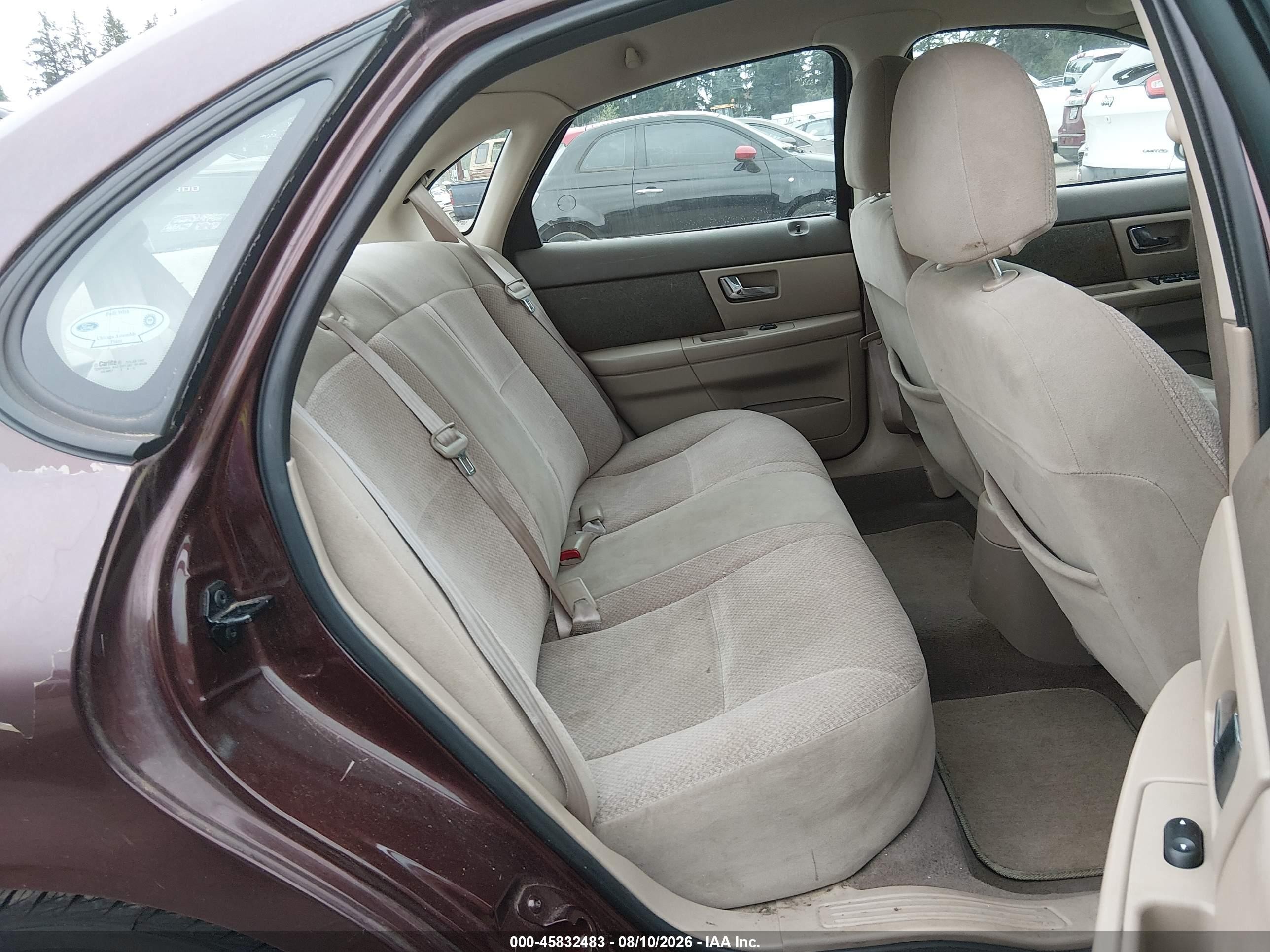 2001 Ford Taurus Lx Maroon vin: 1FAFP52U71G117883
