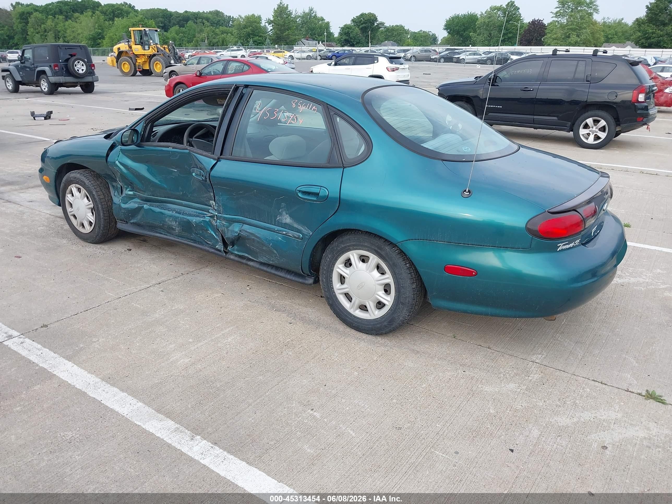 1998 Ford Taurus Lx/se Green vin: 1FAFP52U7WG146971