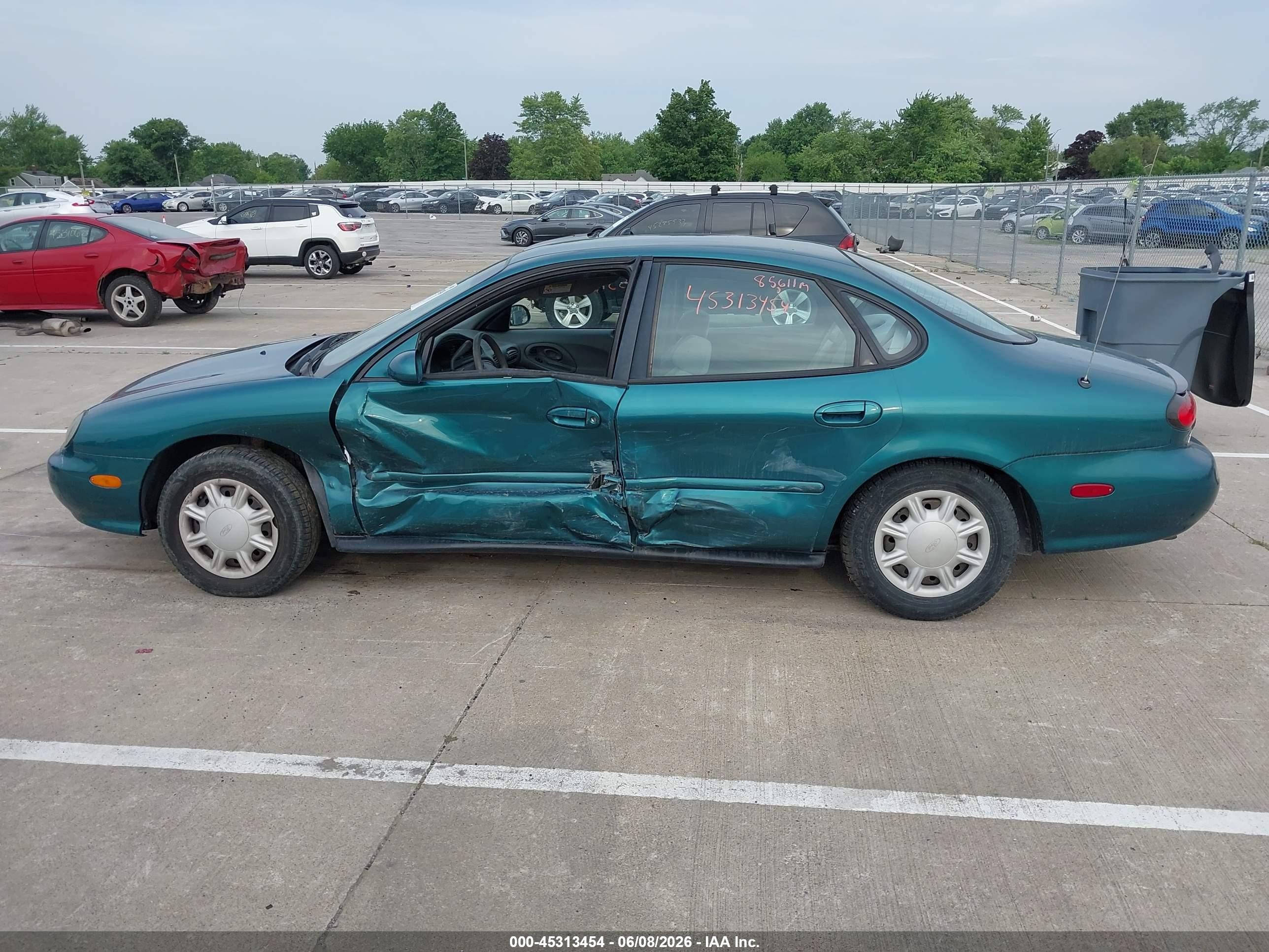 1998 Ford Taurus Lx/se Green vin: 1FAFP52U7WG146971