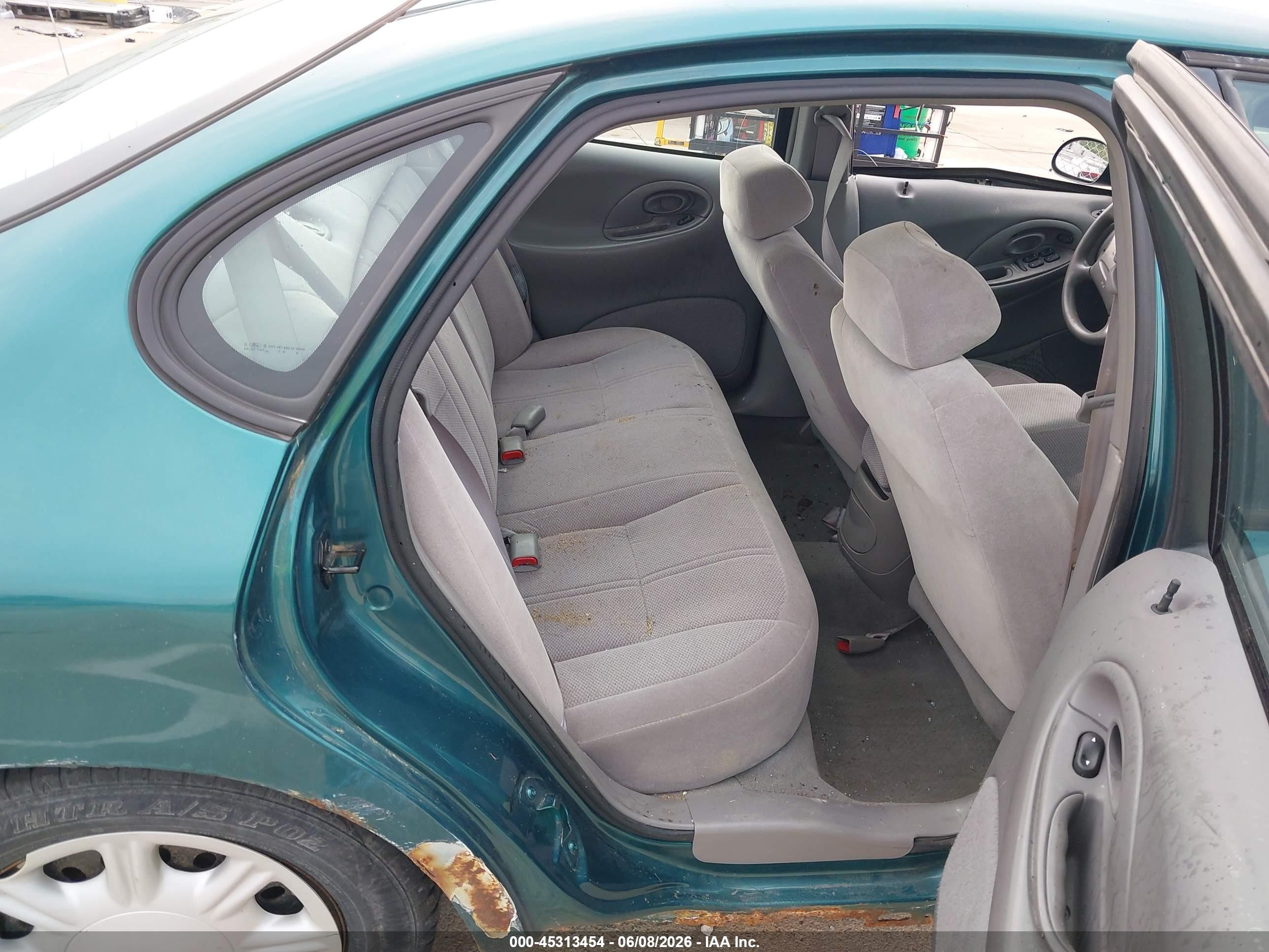 1998 Ford Taurus Lx/se Green vin: 1FAFP52U7WG146971