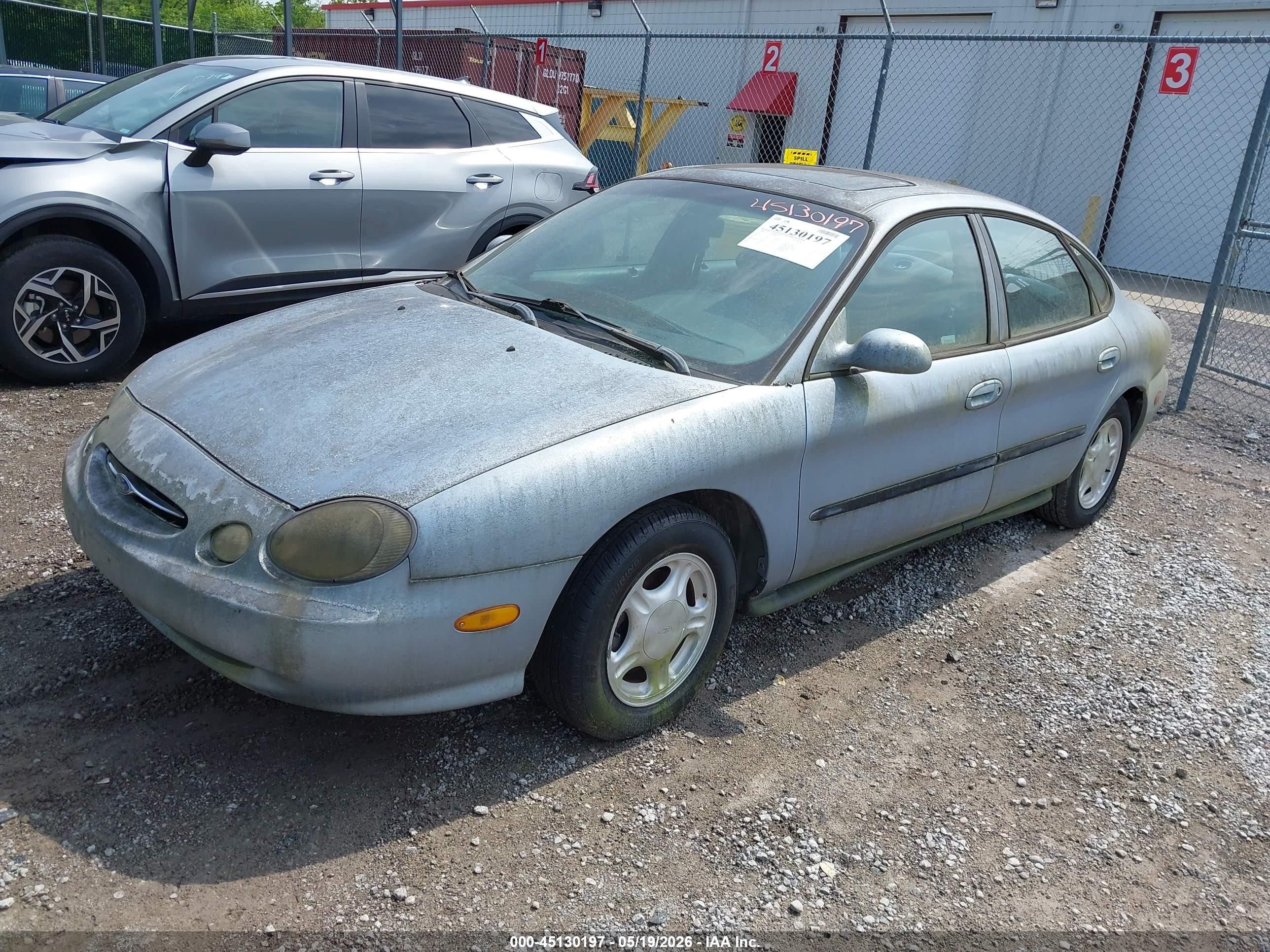 1998 Ford Taurus Lx/se Light Blue vin: 1FAFP52U7WG233477