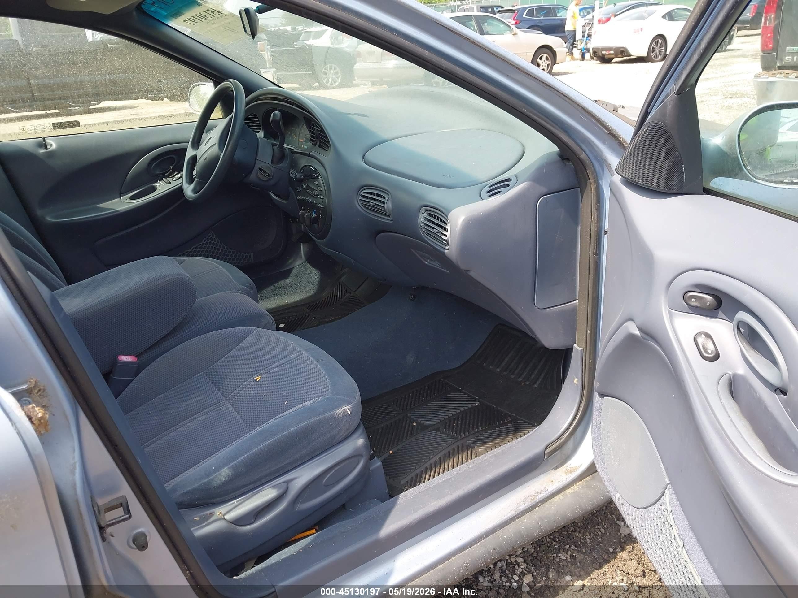 1998 Ford Taurus Lx/se Light Blue vin: 1FAFP52U7WG233477