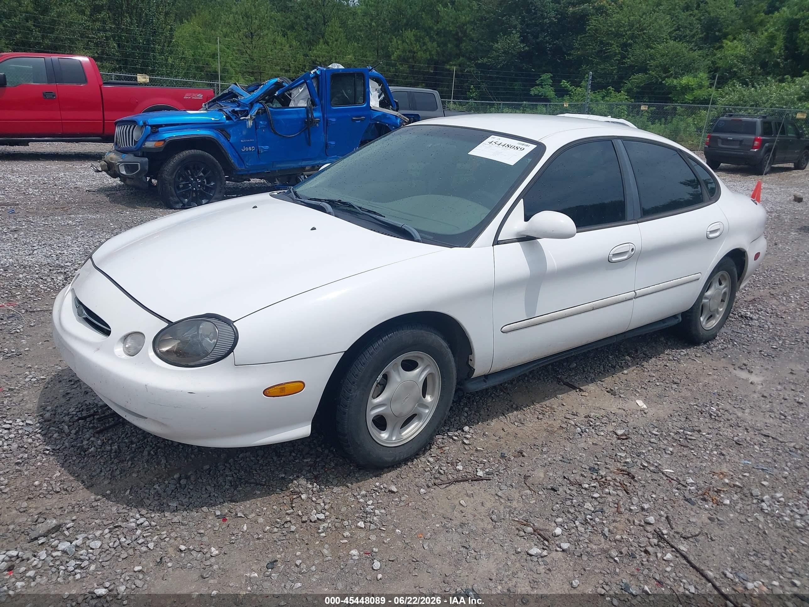 1998 Ford Taurus Lx/se White vin: 1FAFP52U8WA242174