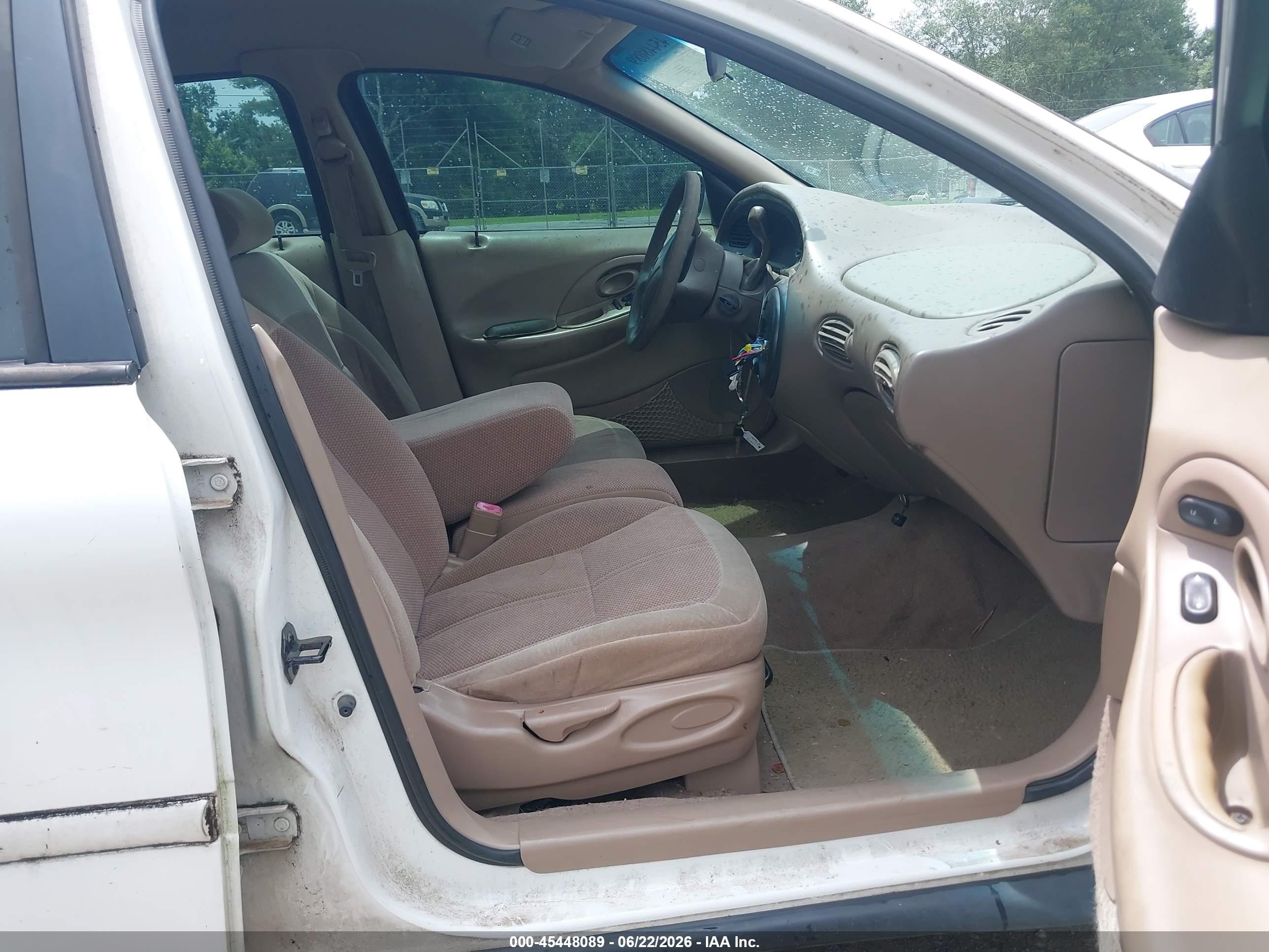1998 Ford Taurus Lx/se White vin: 1FAFP52U8WA242174