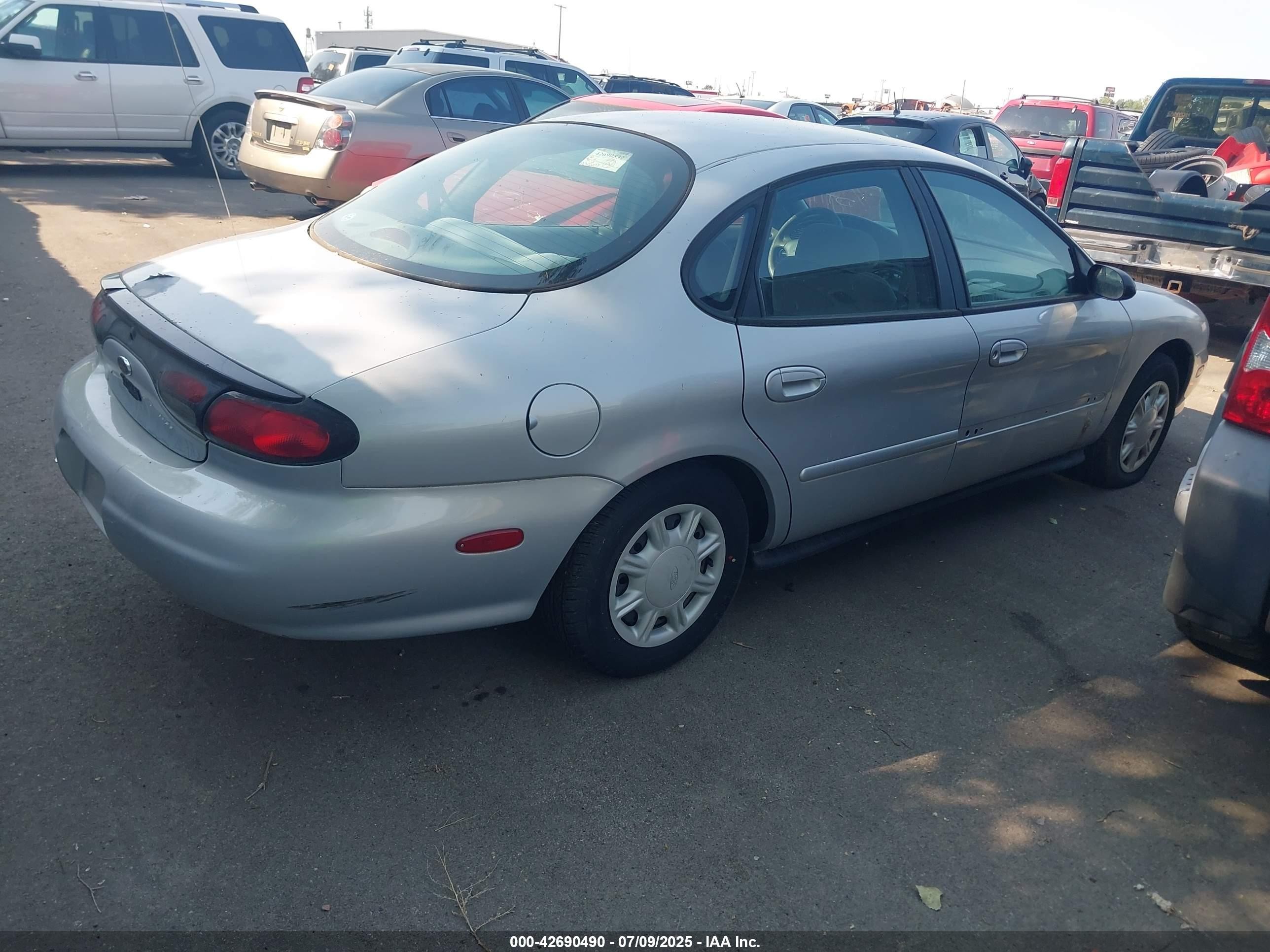 1998 Ford Taurus Lx/se Silver vin: 1FAFP52U8WG186654