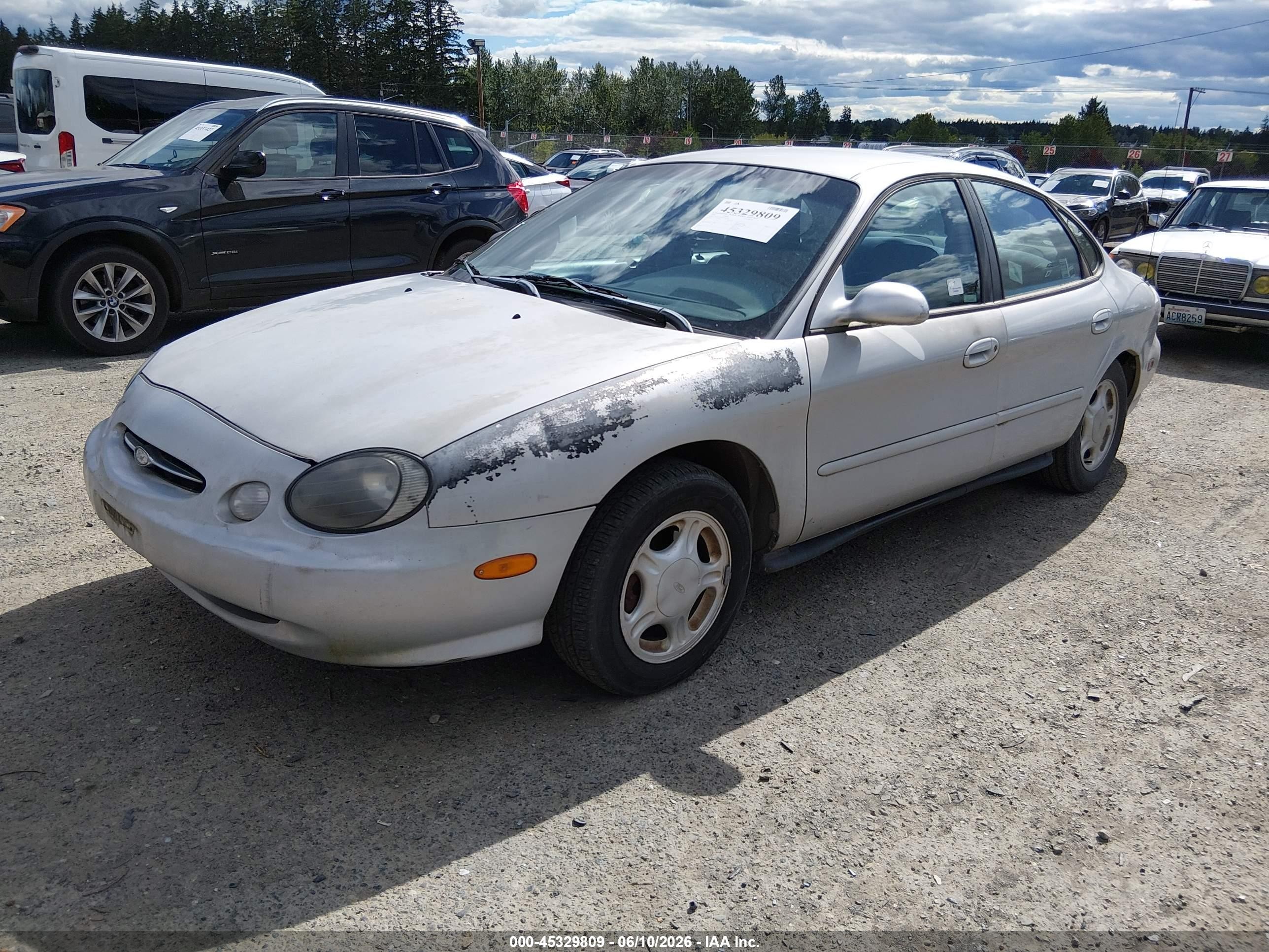 1998 Ford Taurus Lx/se Silver vin: 1FAFP52U8WG260283