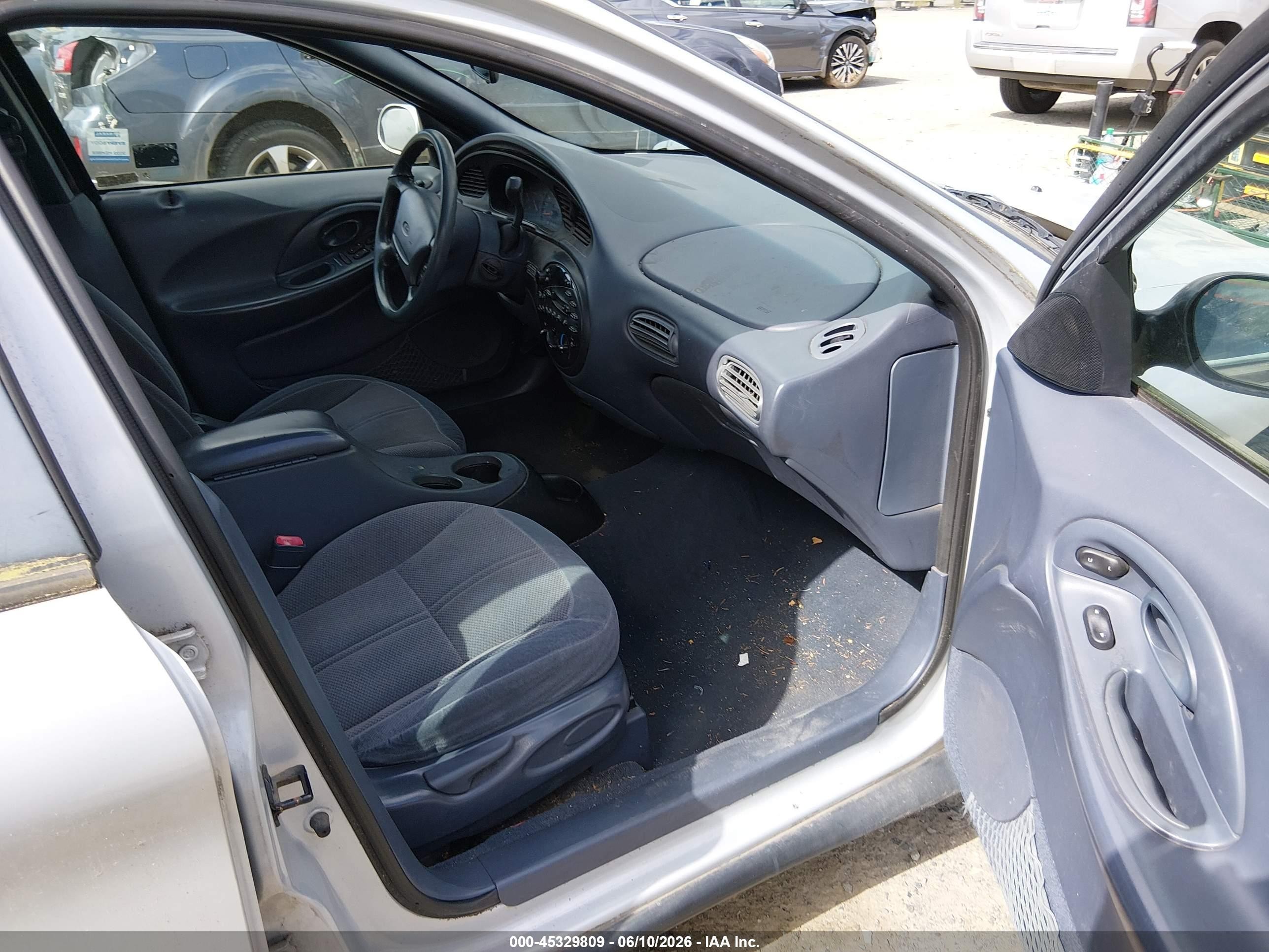 1998 Ford Taurus Lx/se Silver vin: 1FAFP52U8WG260283