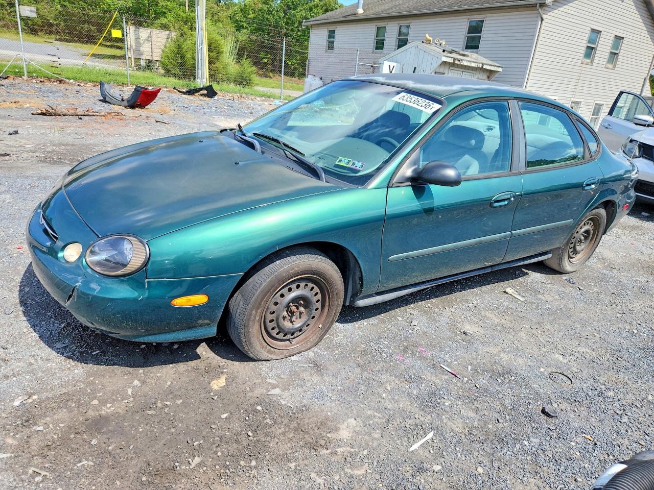 1999 Ford Taurus Lx Green vin: 1FAFP52U8XA312077