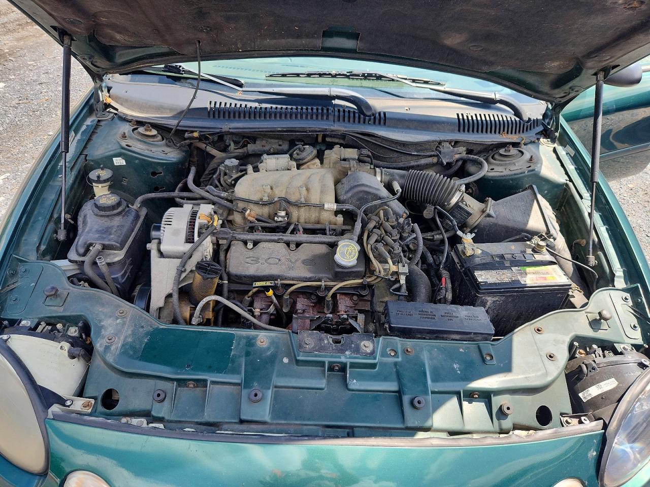 1999 Ford Taurus Lx Green vin: 1FAFP52U8XA312077