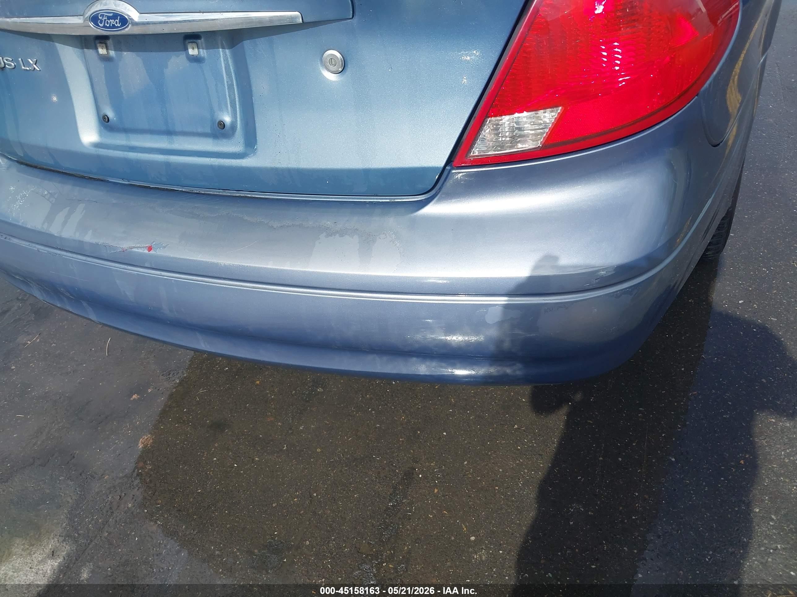 2001 Ford Taurus Lx Blue vin: 1FAFP52UX1A147818