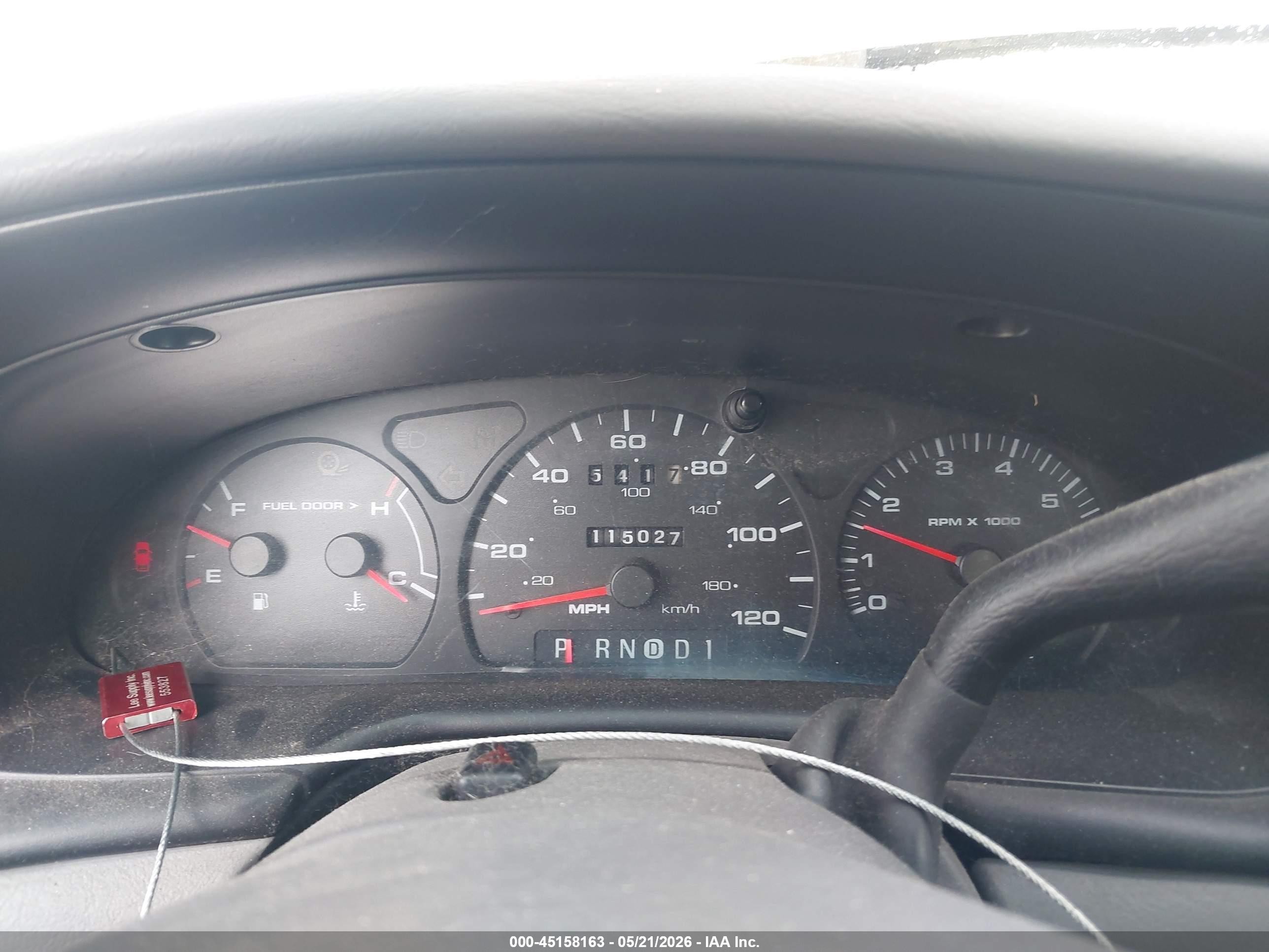 2001 Ford Taurus Lx Blue vin: 1FAFP52UX1A147818