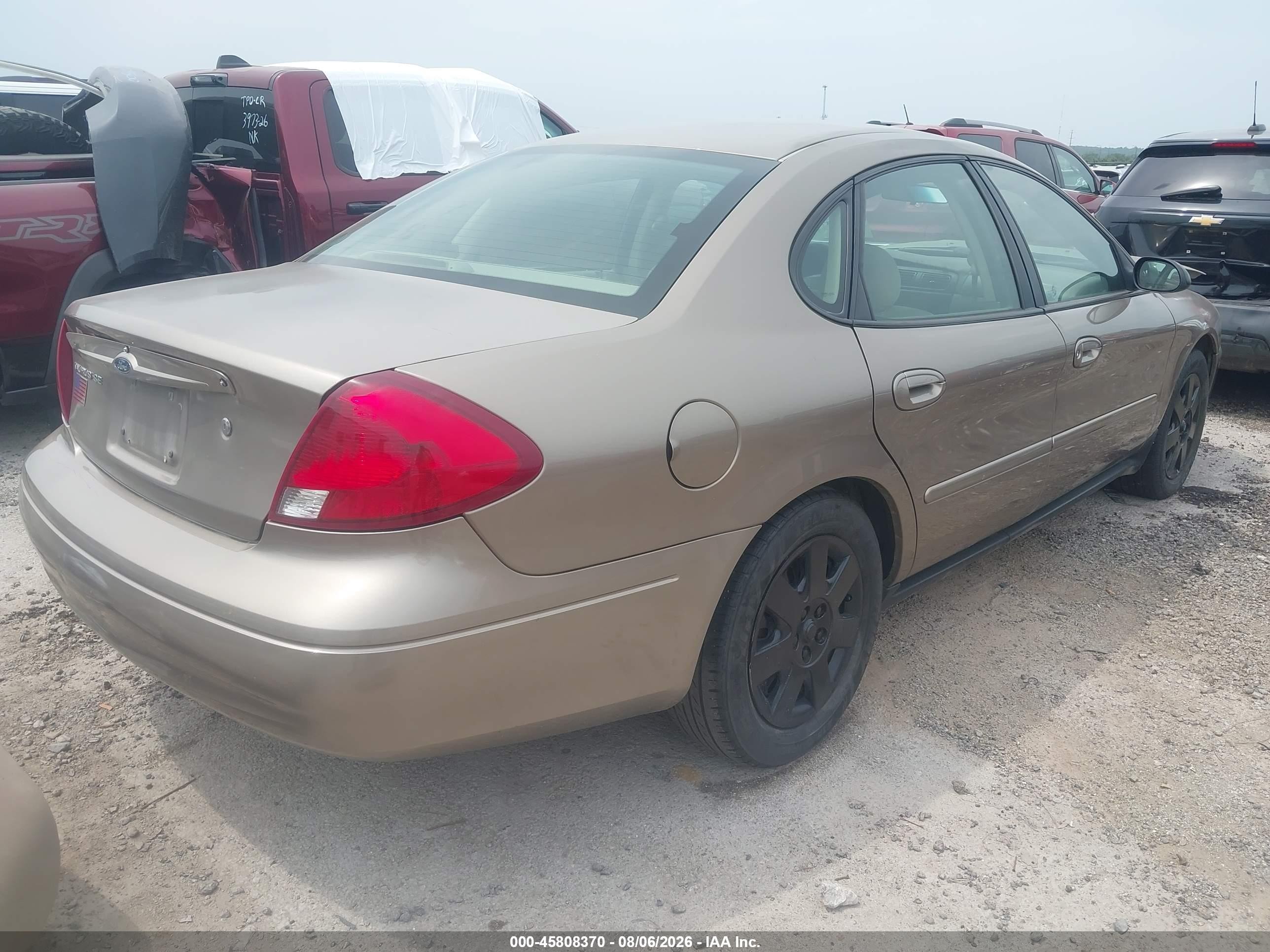 2002 Ford Taurus Lx Standard Бежевый vin: 1FAFP52UX2A108504