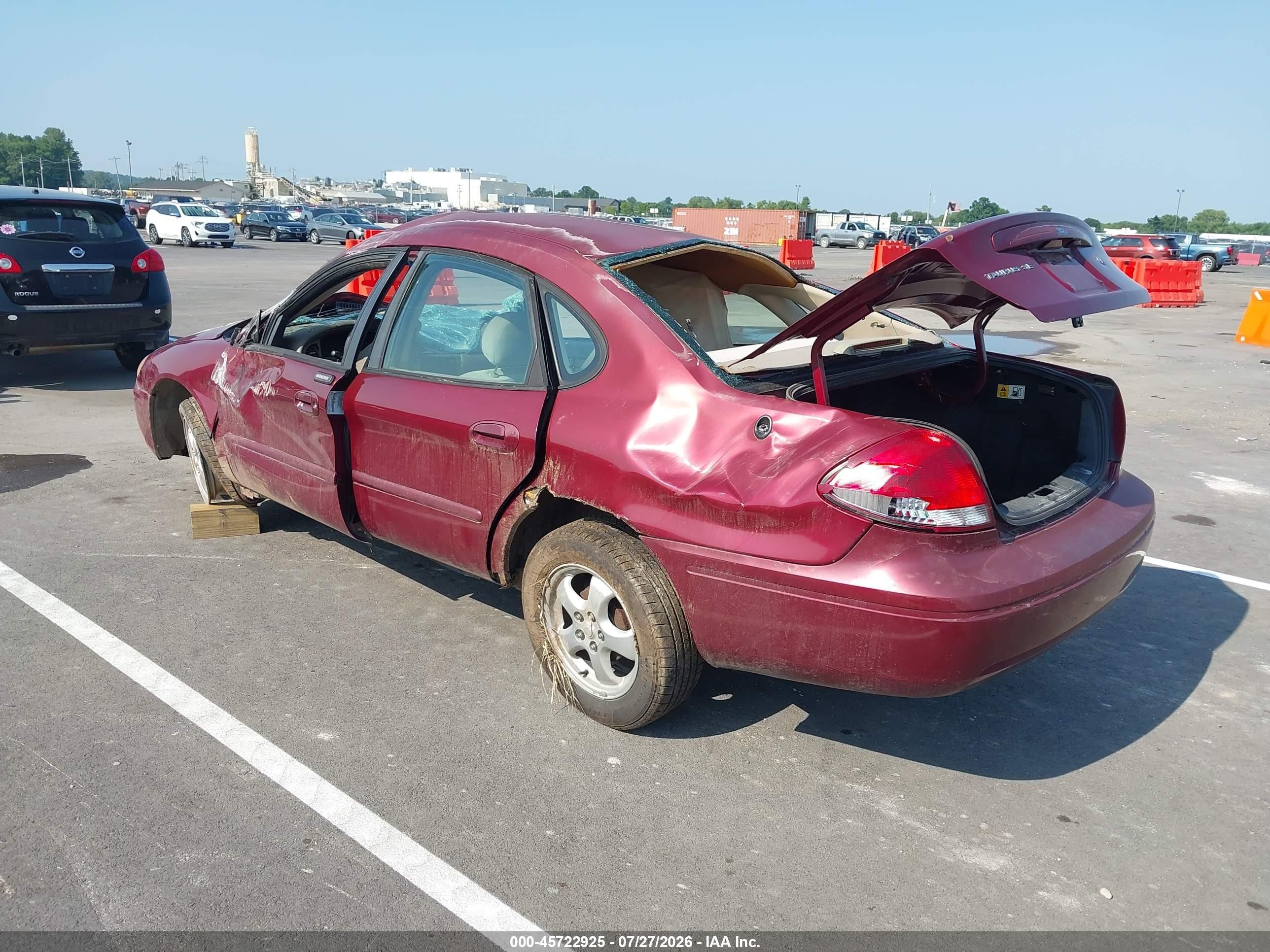 2004 Ford Taurus Se Red vin: 1FAFP53214A197282