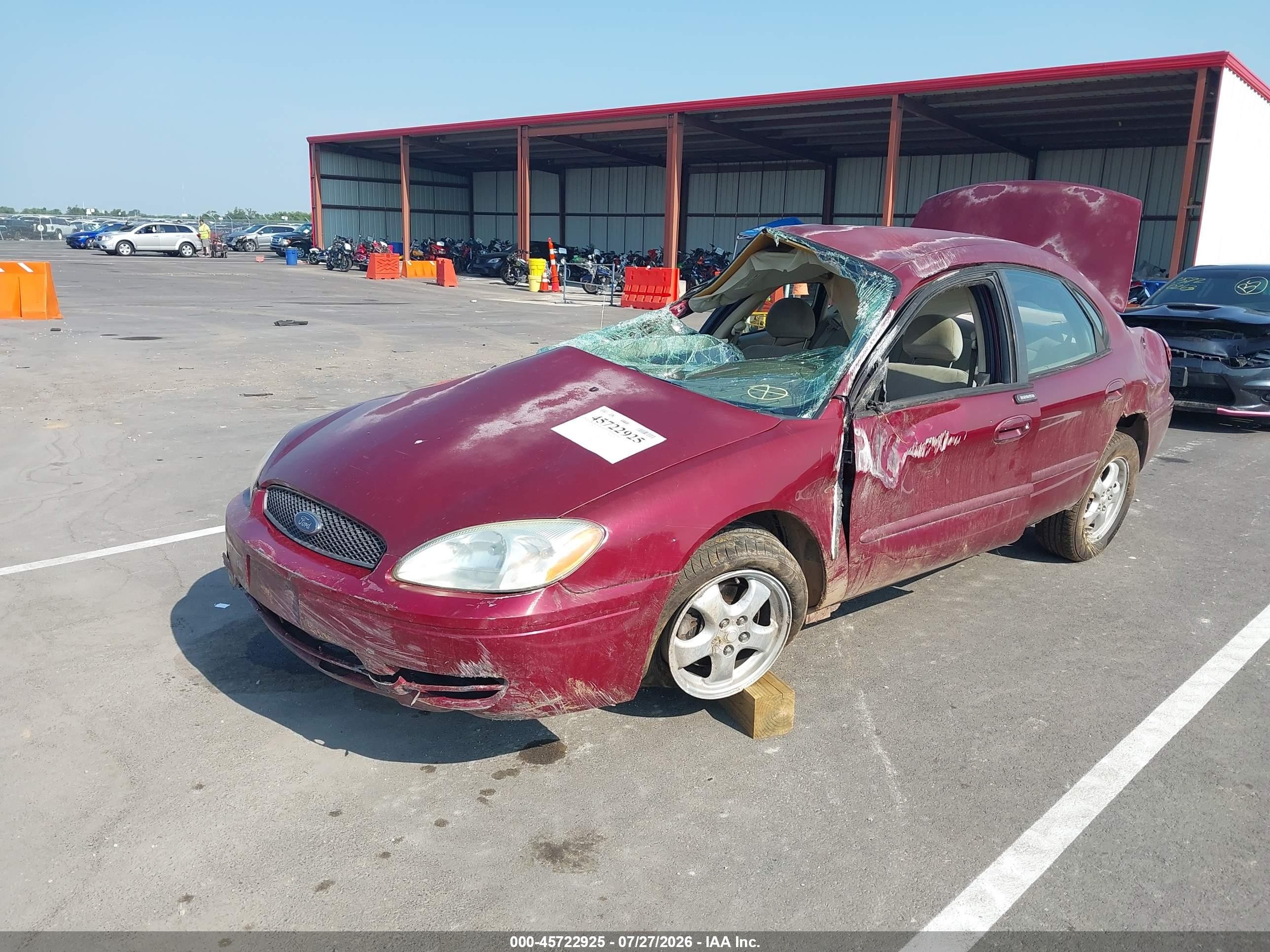 2004 Ford Taurus Se Red vin: 1FAFP53214A197282