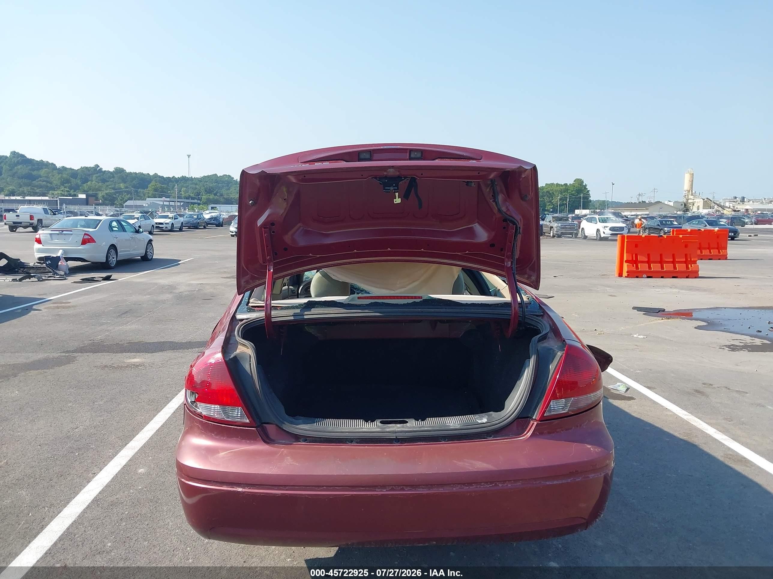 2004 Ford Taurus Se Red vin: 1FAFP53214A197282