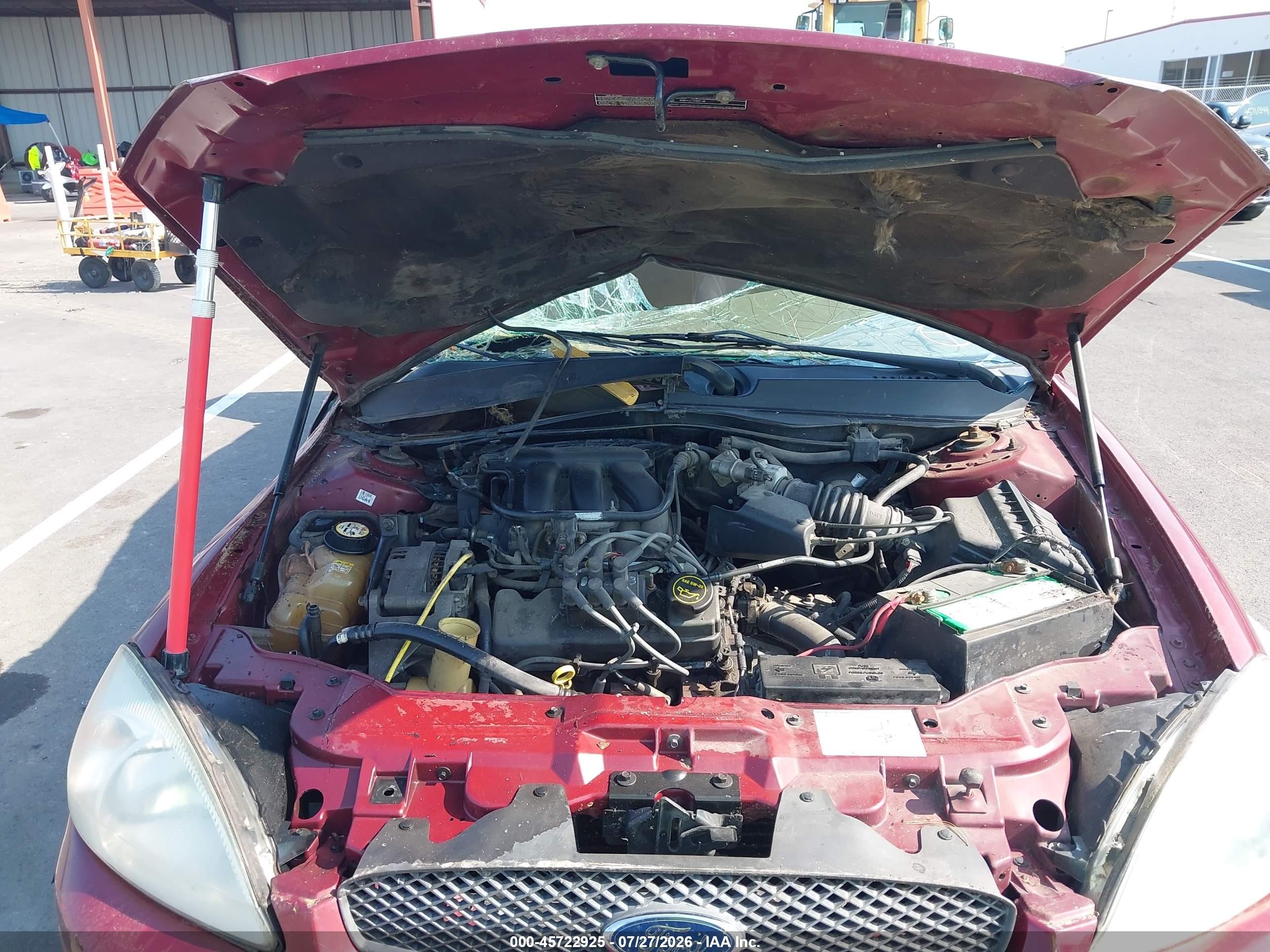 2004 Ford Taurus Se Red vin: 1FAFP53214A197282