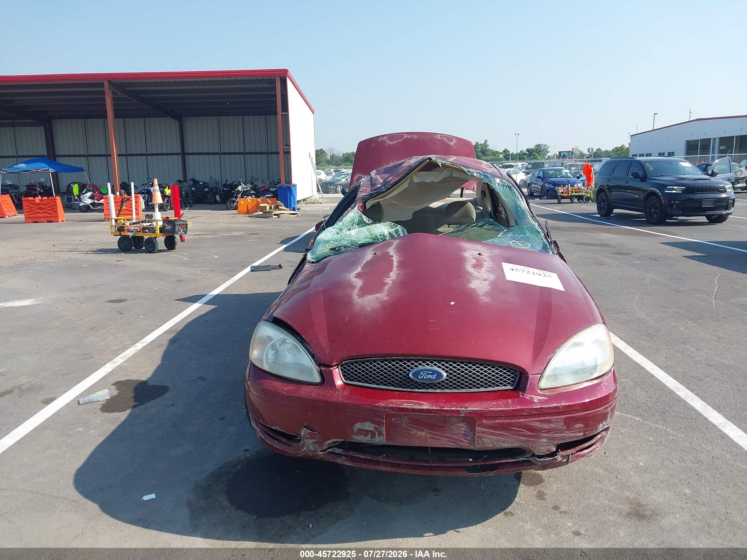 2004 Ford Taurus Se Red vin: 1FAFP53214A197282