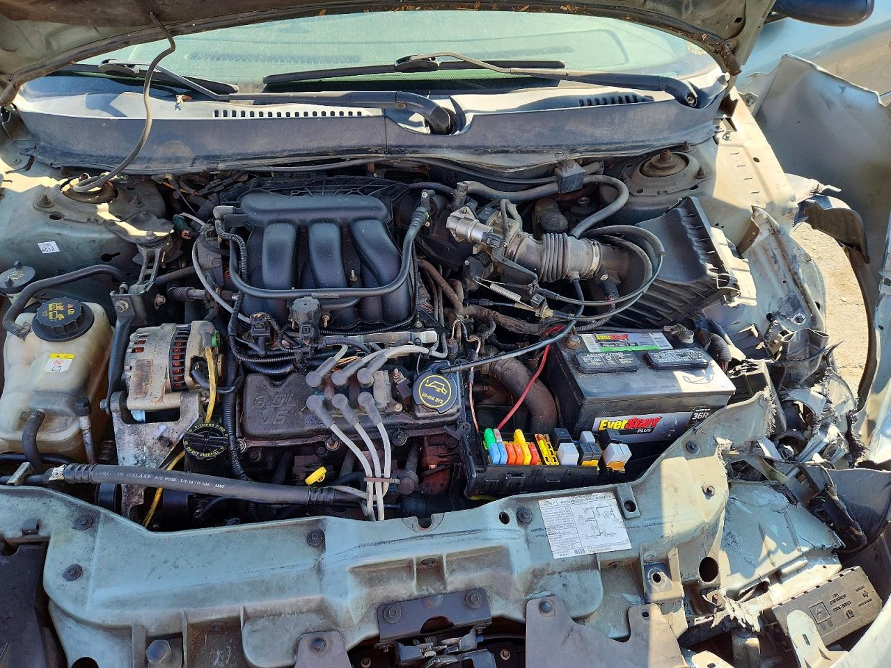 2005 Ford Taurus Se Green vin: 1FAFP53215A116072