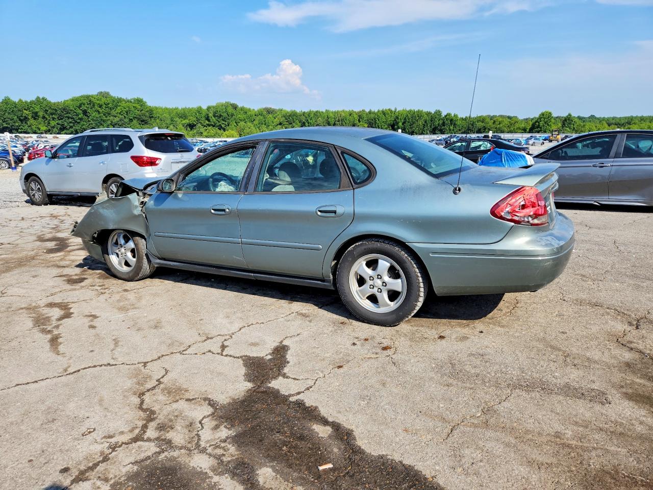 2005 Ford Taurus Se Green vin: 1FAFP53215A116072