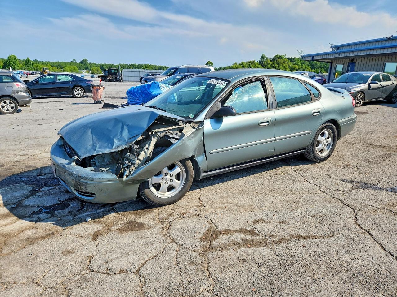 2005 Ford Taurus Se Green vin: 1FAFP53215A116072