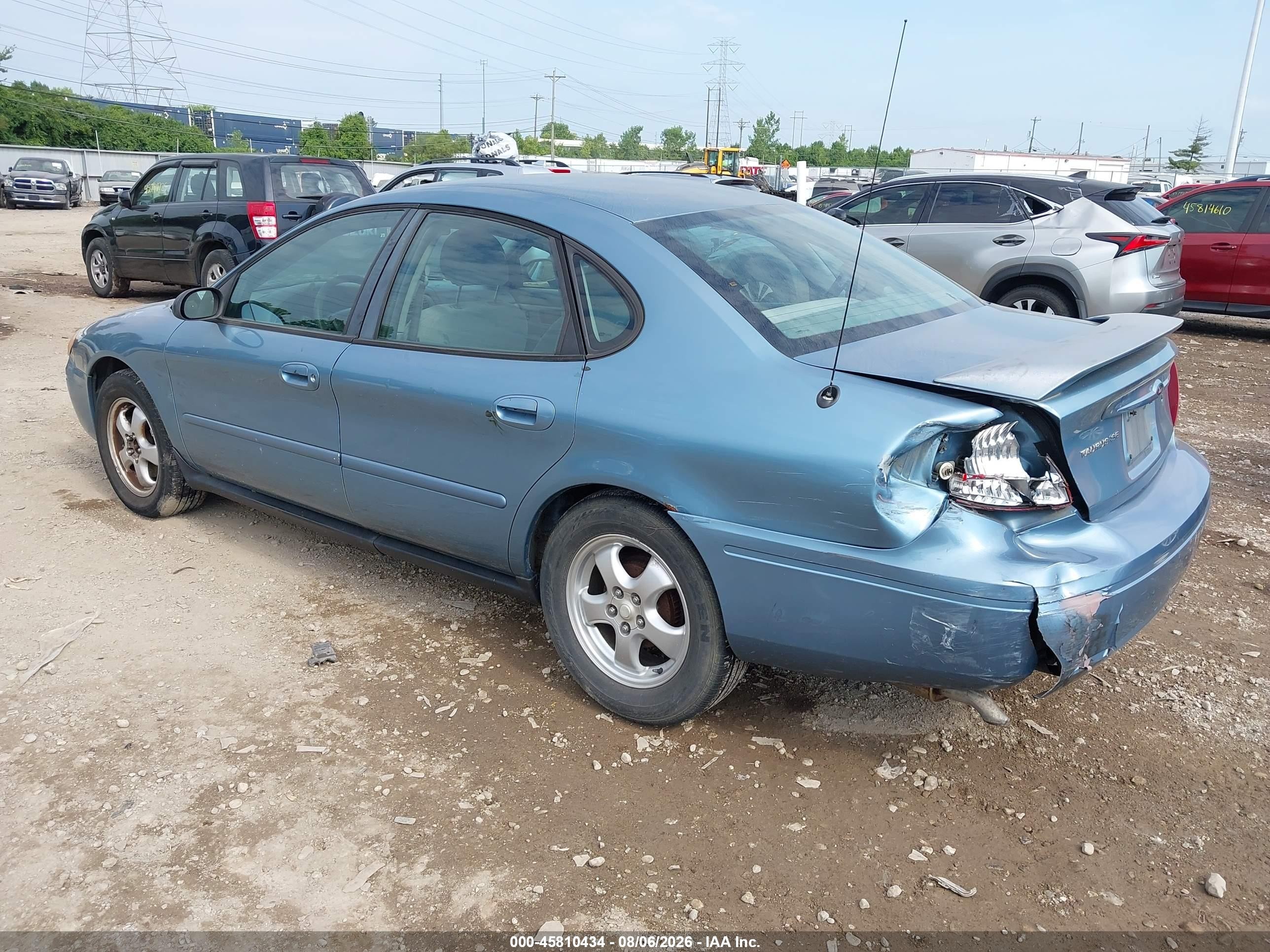 2005 Ford Taurus Se Light Blue vin: 1FAFP53215A170066