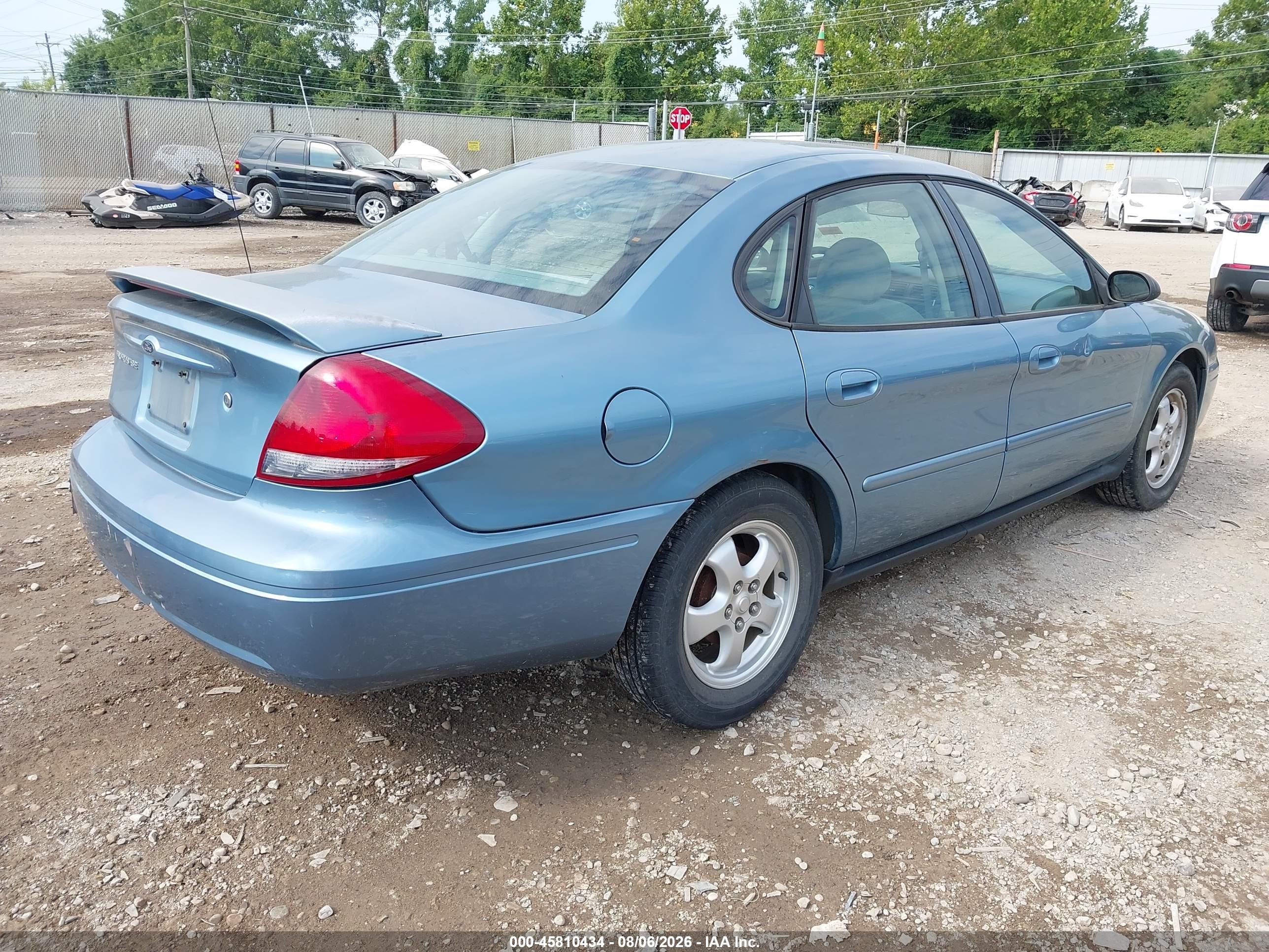 2005 Ford Taurus Se Light Blue vin: 1FAFP53215A170066