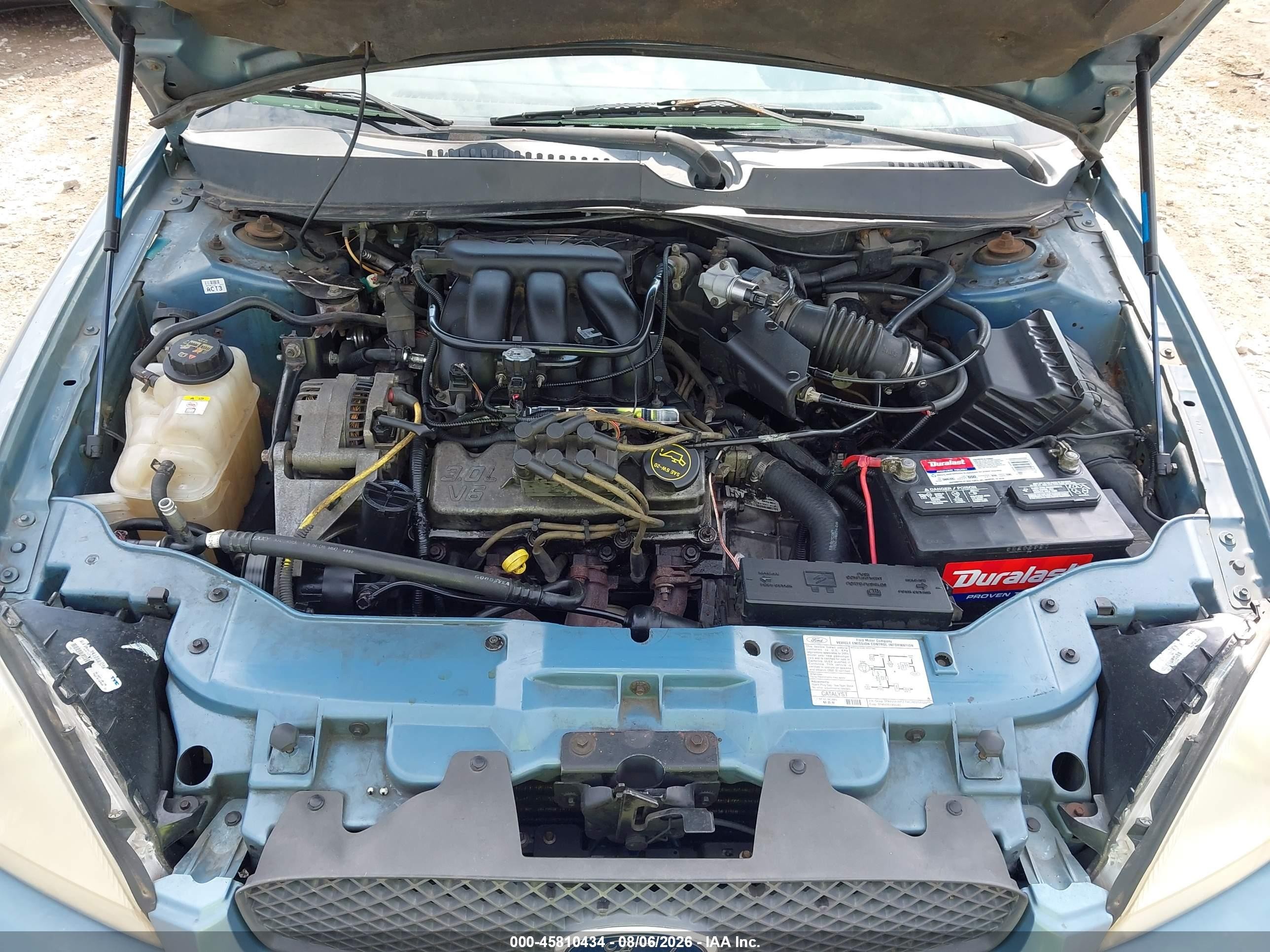 2005 Ford Taurus Se Light Blue vin: 1FAFP53215A170066