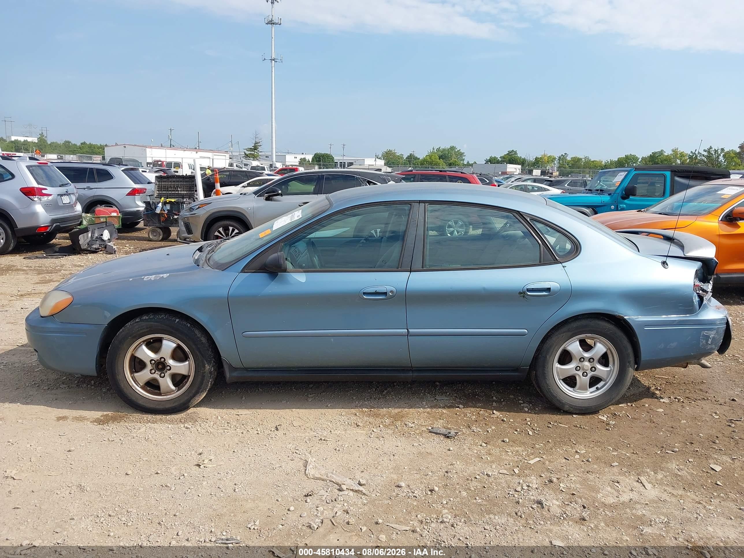 2005 Ford Taurus Se Light Blue vin: 1FAFP53215A170066
