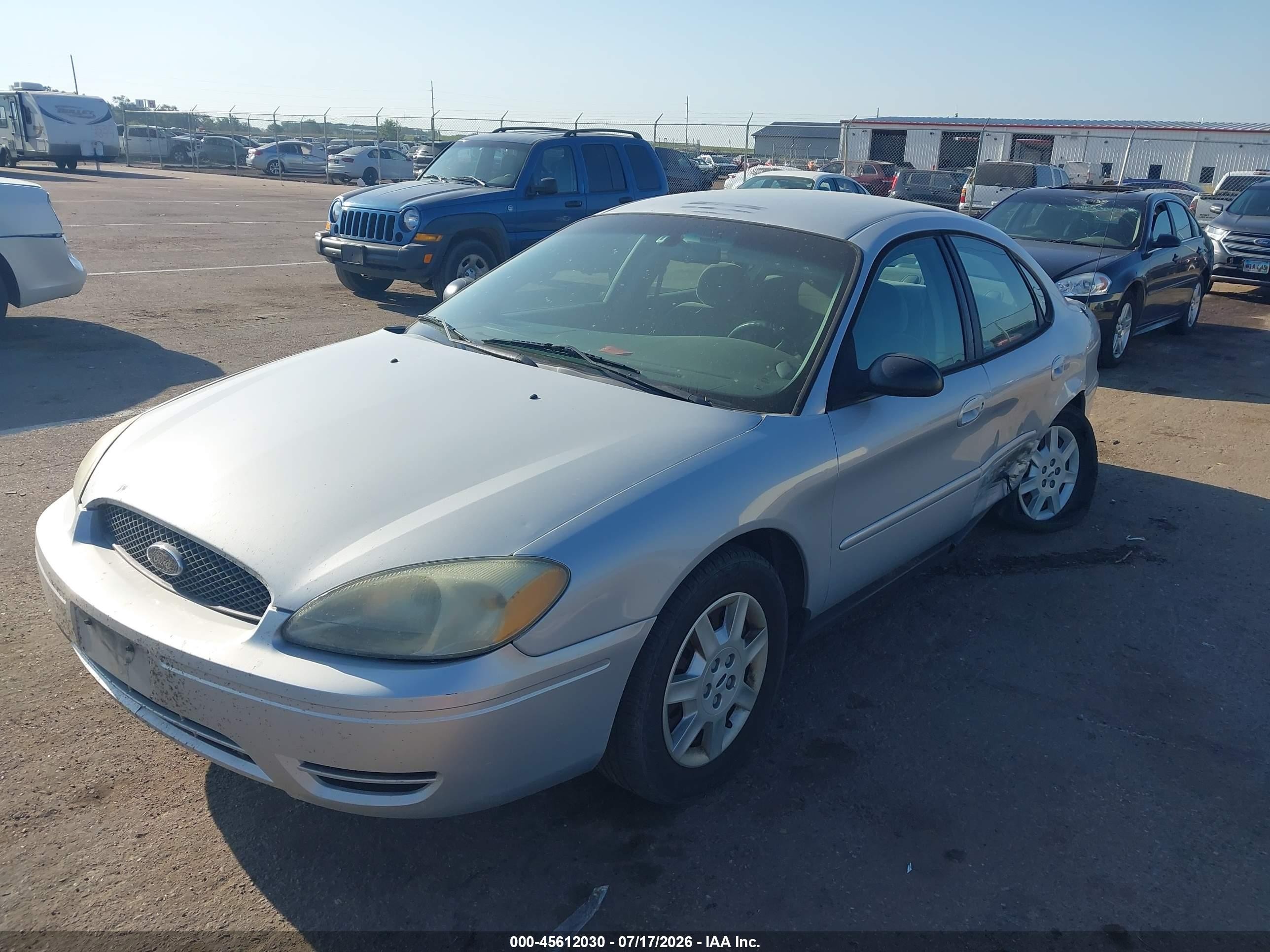 2006 Ford Taurus Se Silver vin: 1FAFP53216A211362