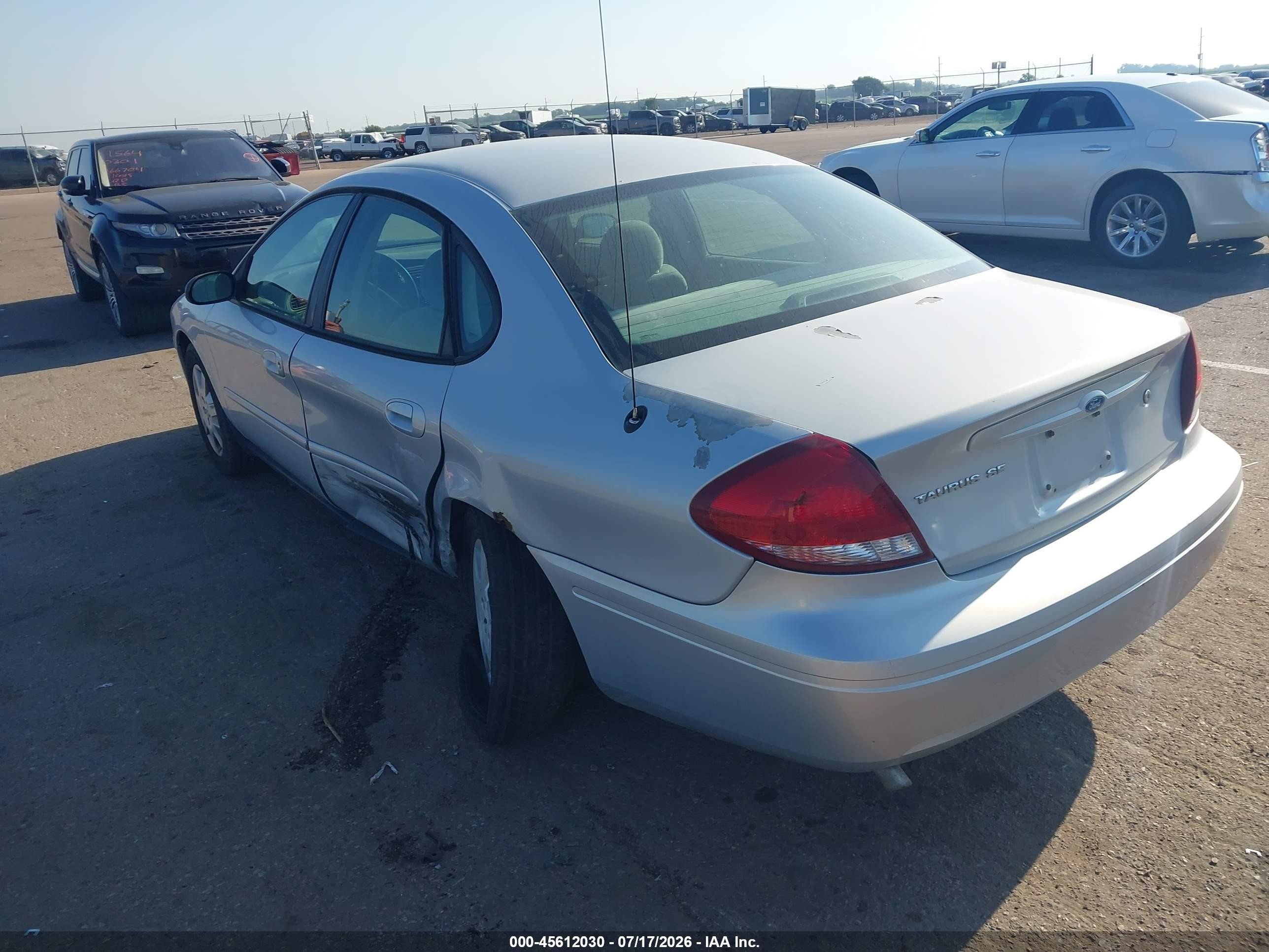 2006 Ford Taurus Se Silver vin: 1FAFP53216A211362