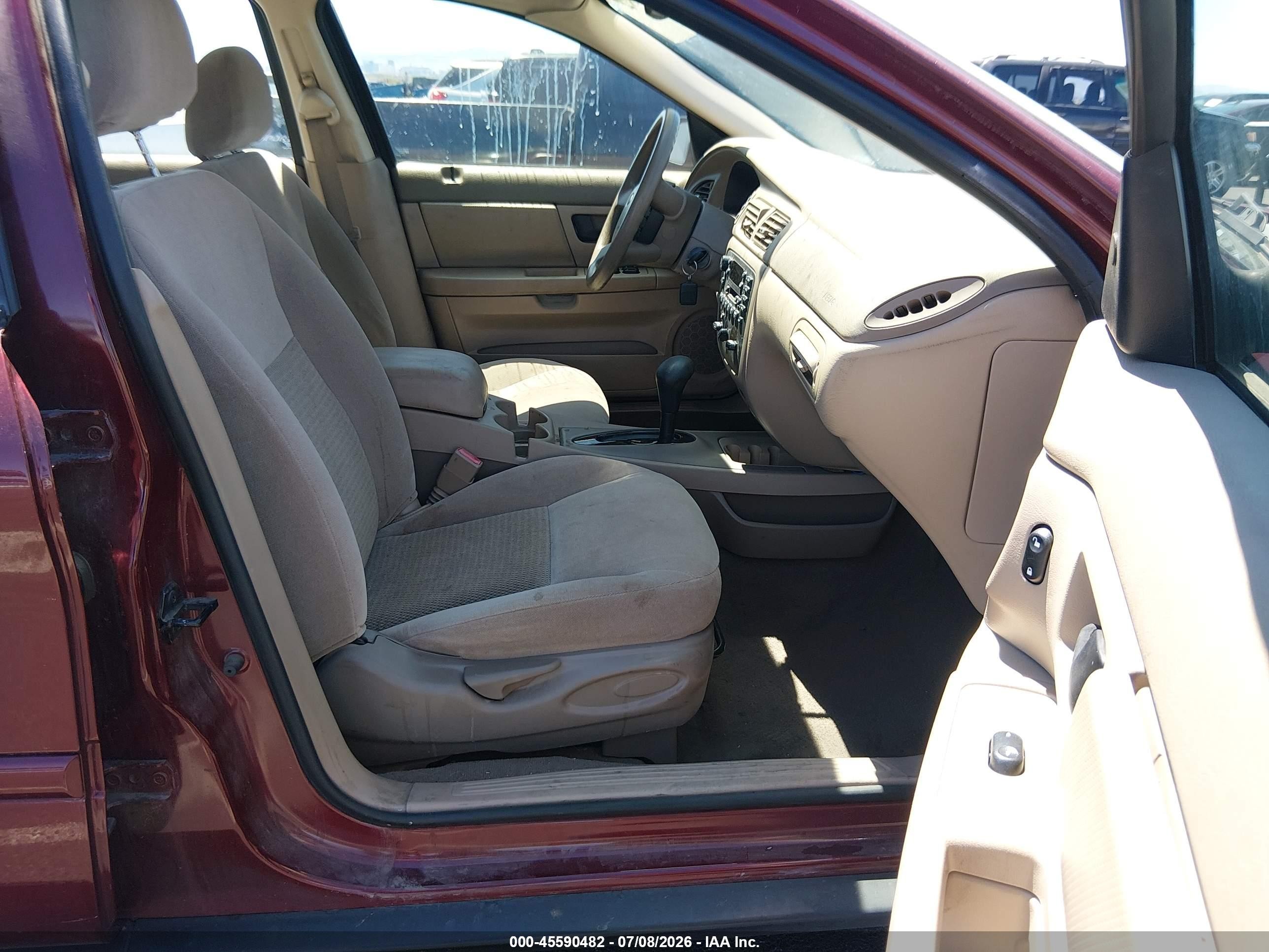 2004 Ford Taurus Se Red vin: 1FAFP53244G148428