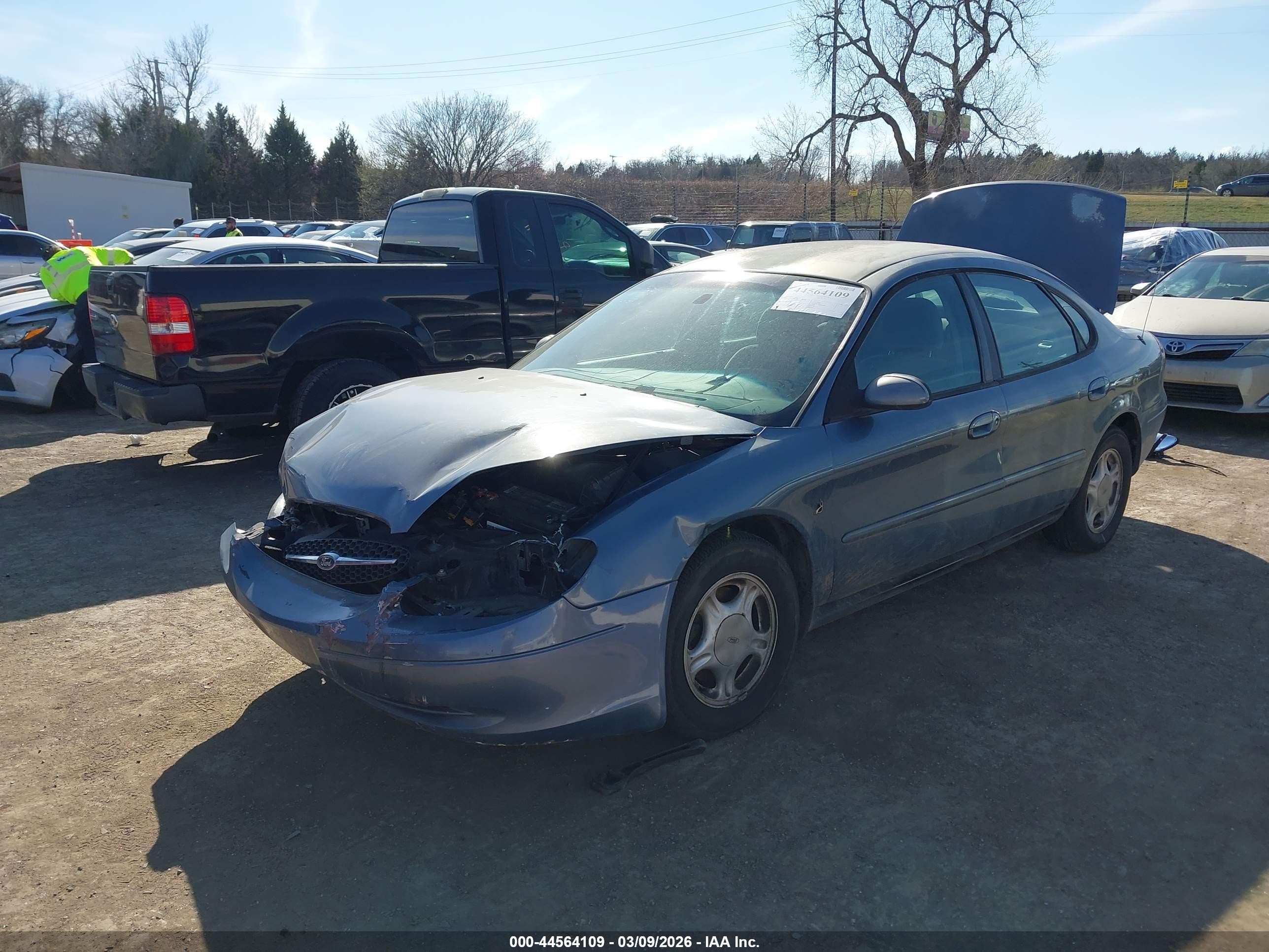 2001 Ford Taurus Se Blue vin: 1FAFP53251A239111