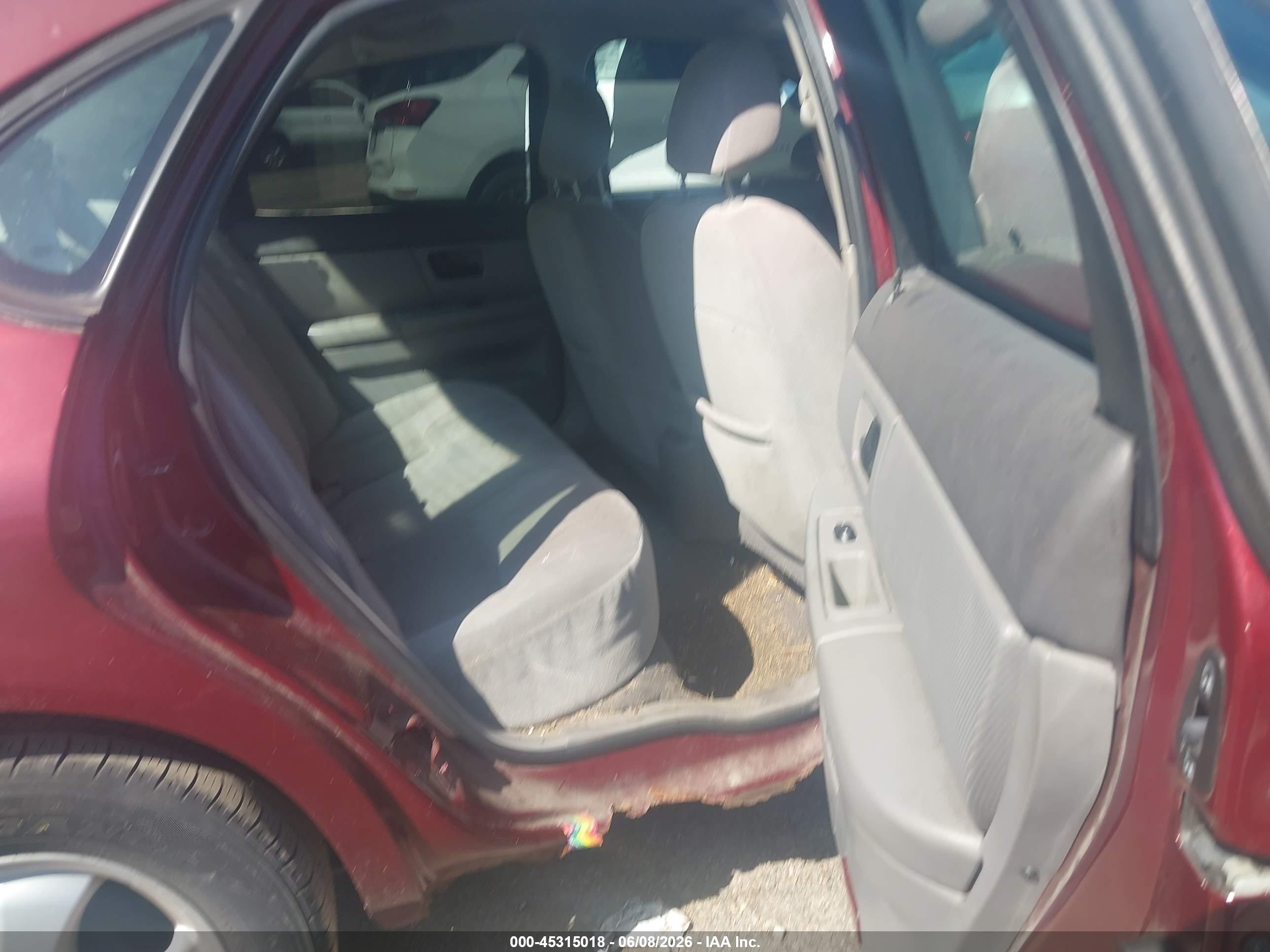 2005 Ford Taurus Se Burgundy vin: 1FAFP53255A192104