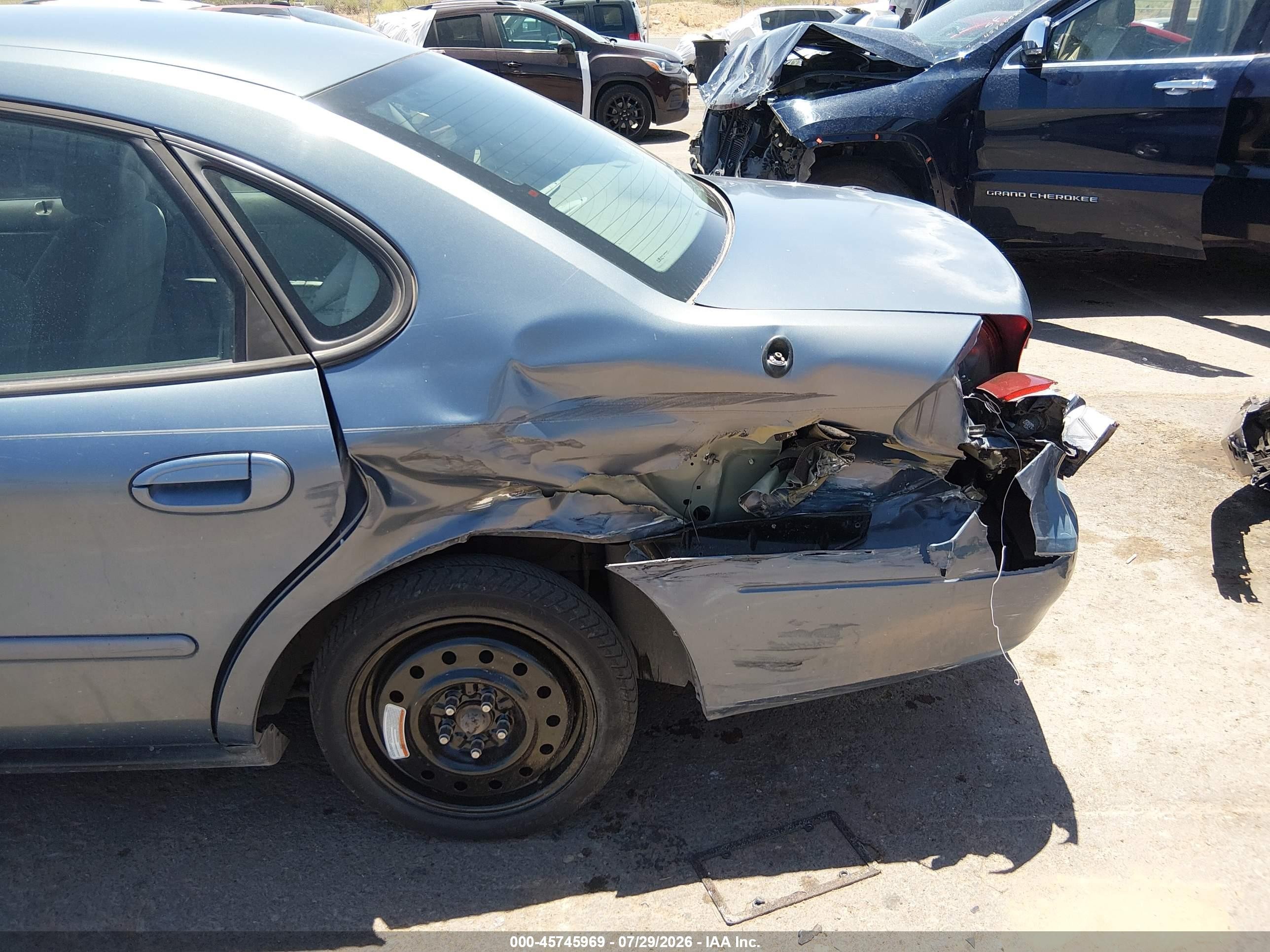 2000 Ford Taurus Se Blue vin: 1FAFP5325YA258283