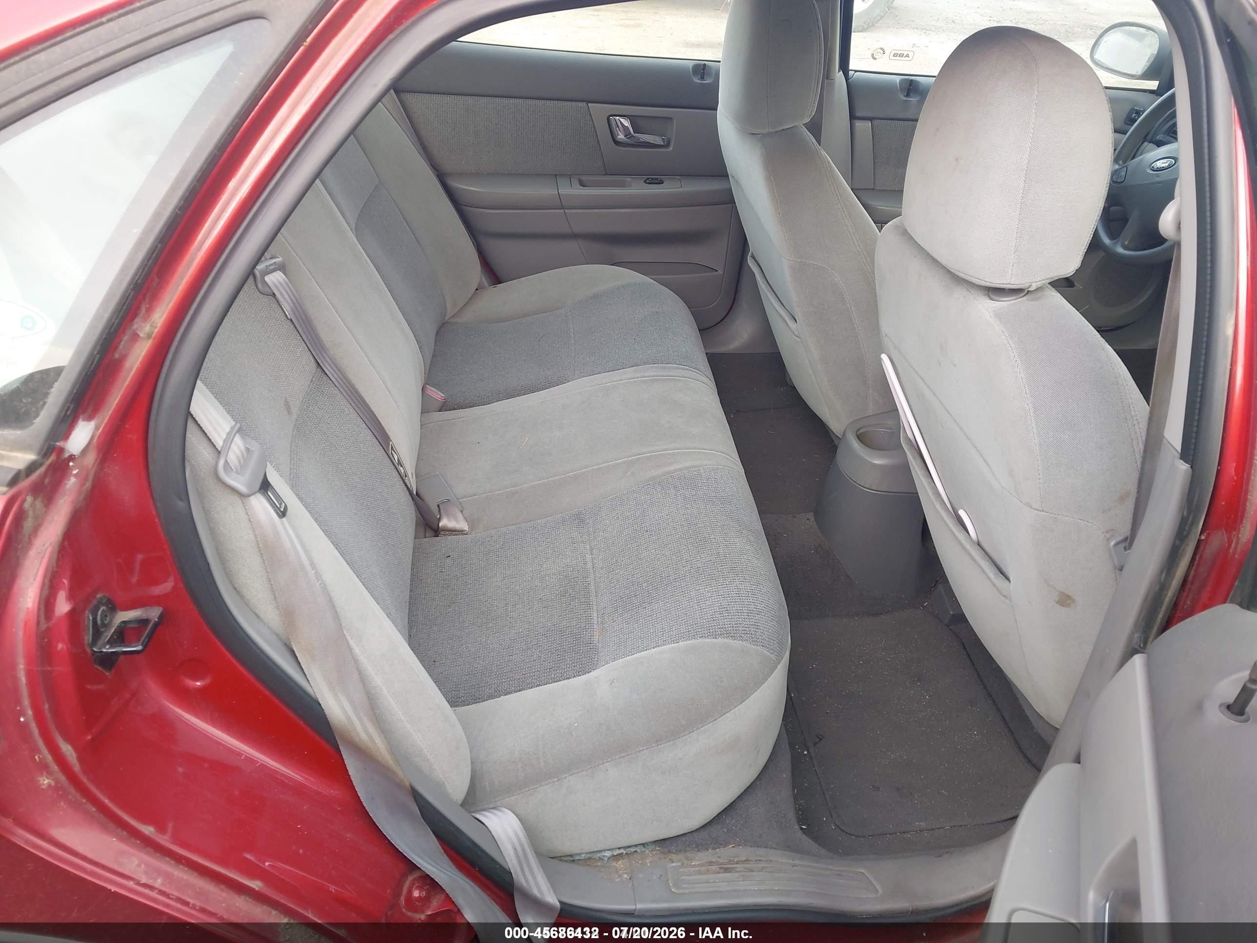 2001 Ford Taurus Se Maroon vin: 1FAFP53261G250972