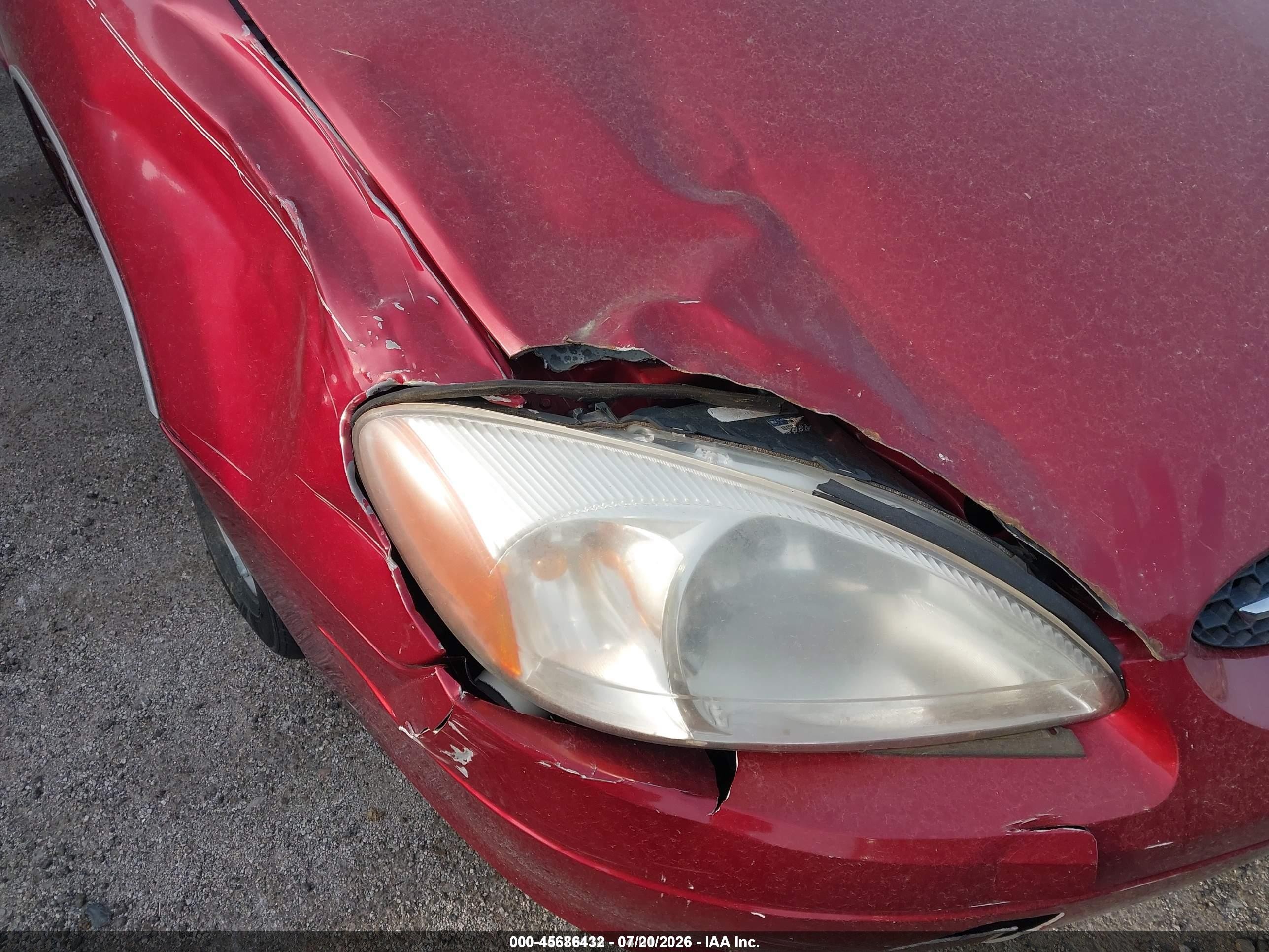 2001 Ford Taurus Se Maroon vin: 1FAFP53261G250972