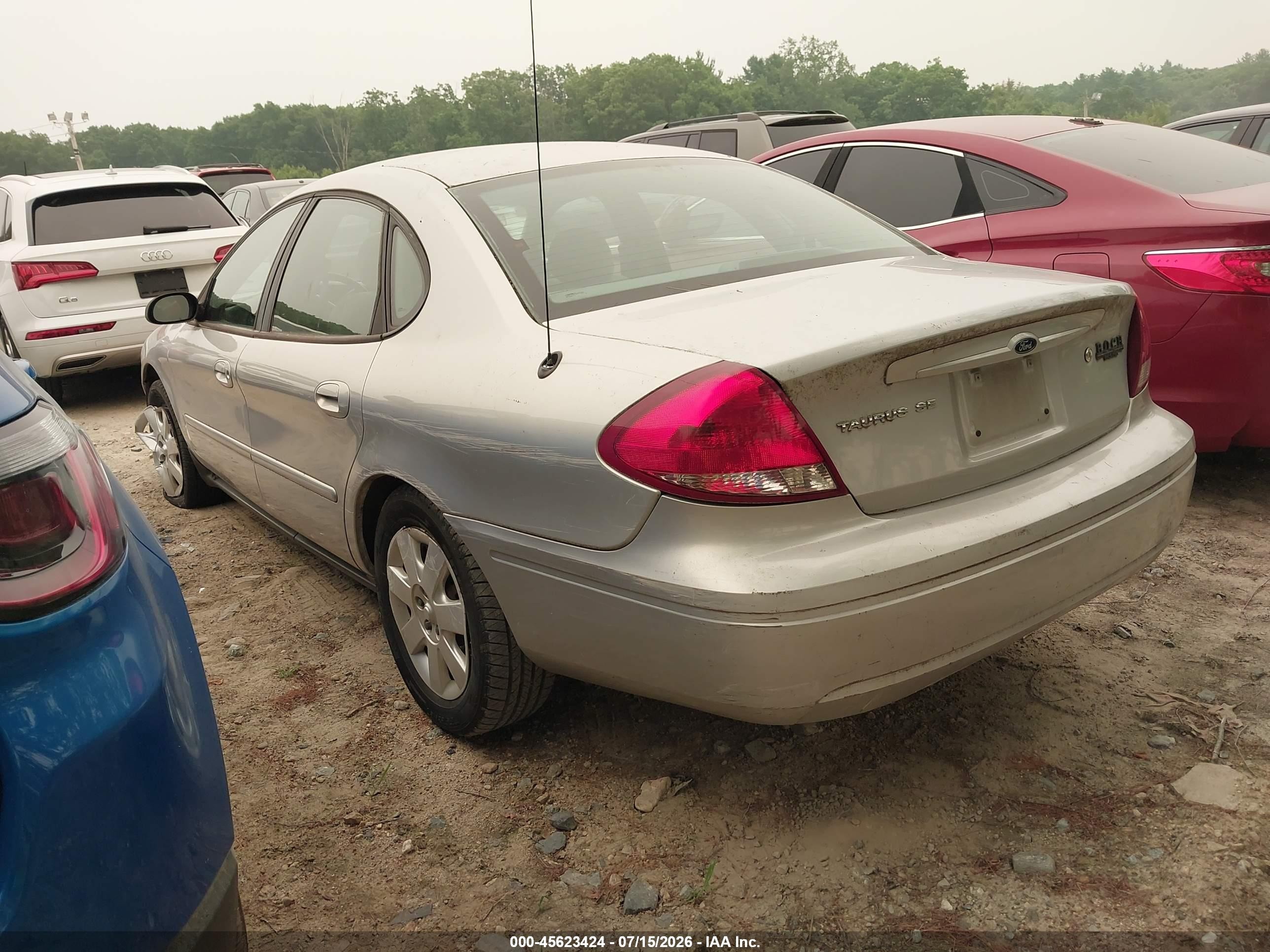 2005 Ford Taurus Se Silver vin: 1FAFP53265A168135
